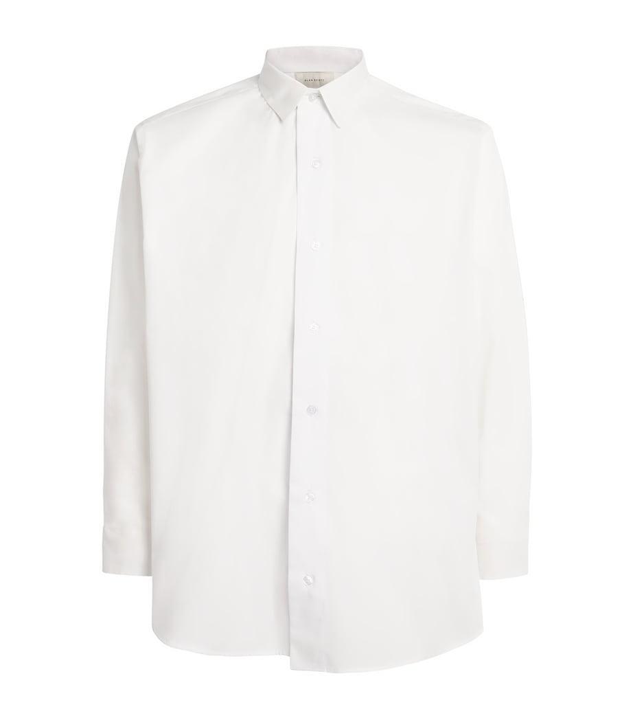 Alan Scott Mens Cotton Jesse Button Shirt White Image 1