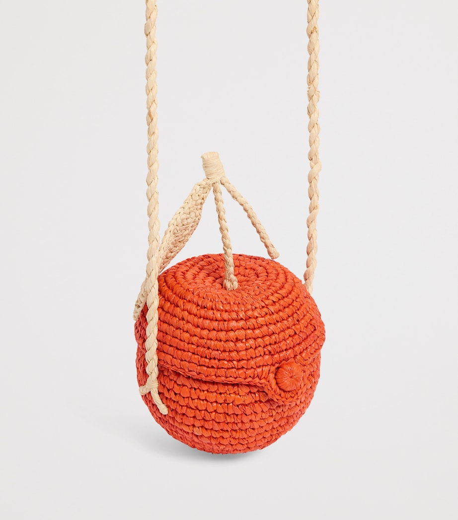 Bonpoint Raffia Orange Cross-Body Bag Coquelicot Image 4