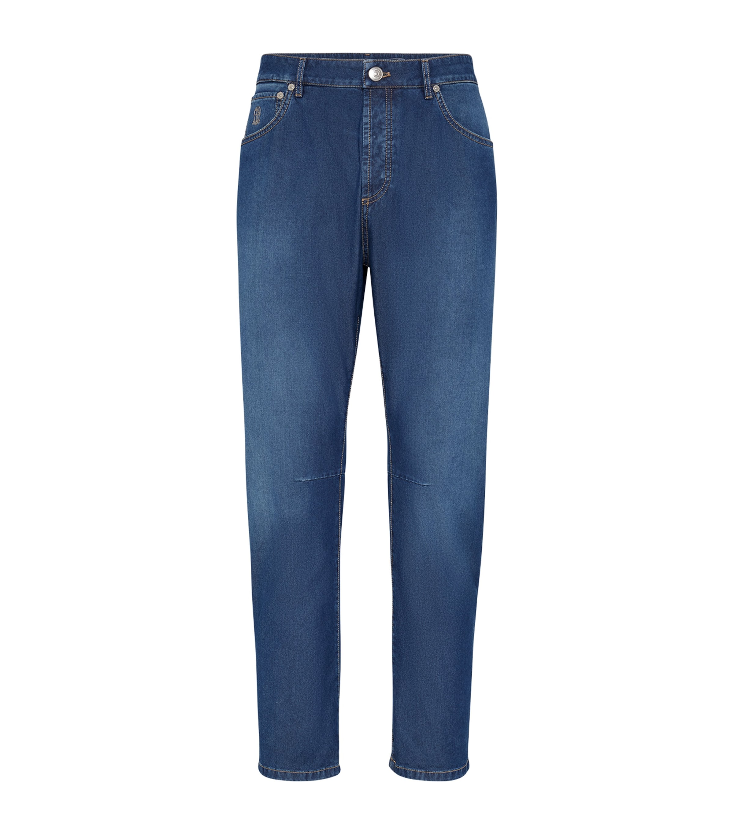 【送料&関税込】Brunello Cucinelli Curved Soft Jeans Brunello Cucinelli Cotton-Silk Comfort Jeans | Harrods UK