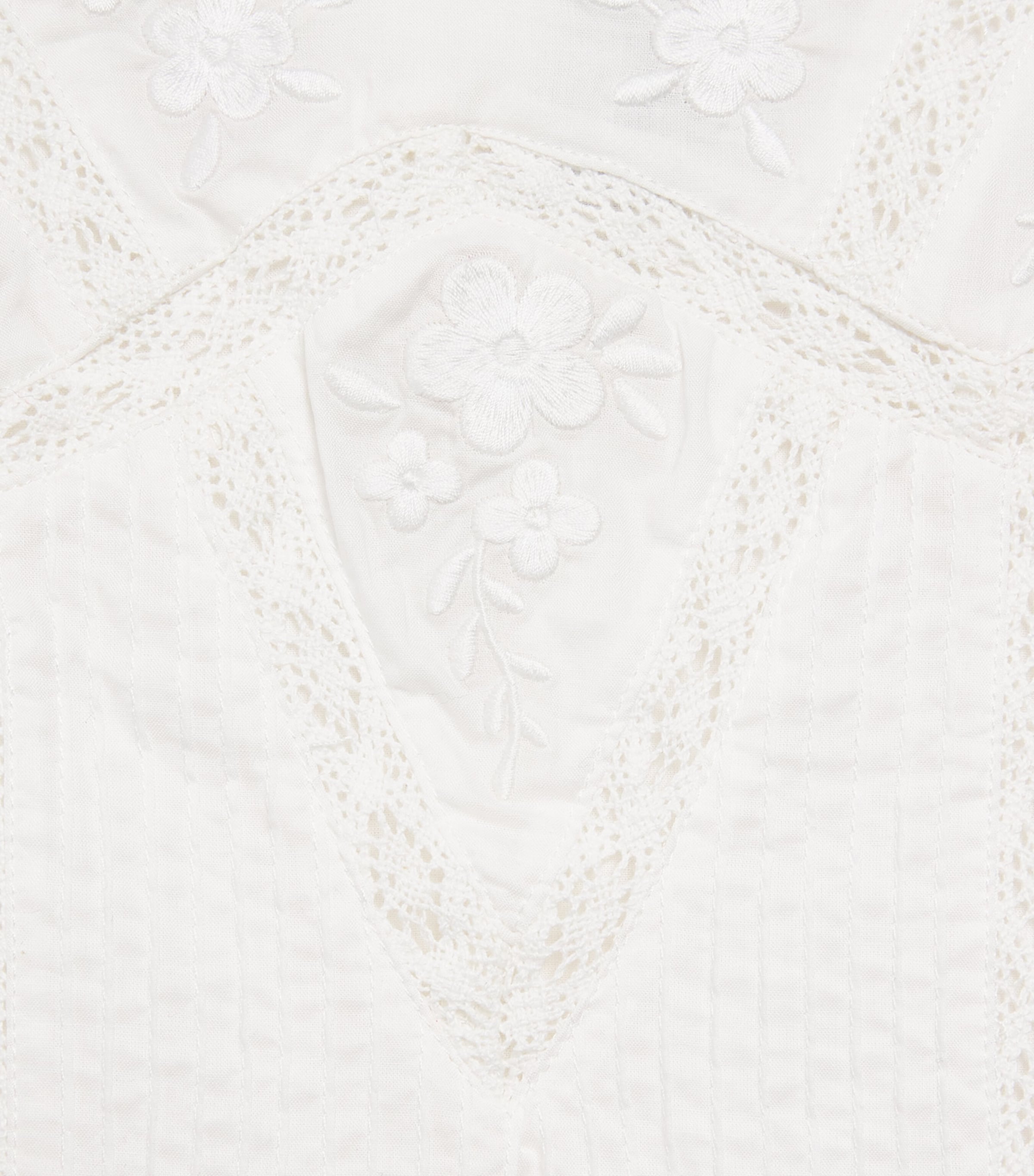 Cotton Lace-Trim Blouse (2-12 Years) 1BLANC Image 3