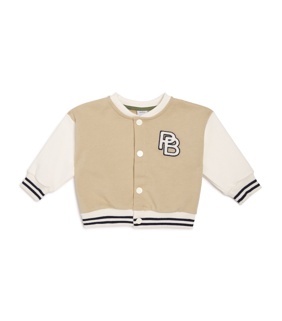 Monogram Bomber Jacket (6-36 Months) CAJOU/MILK Image 1