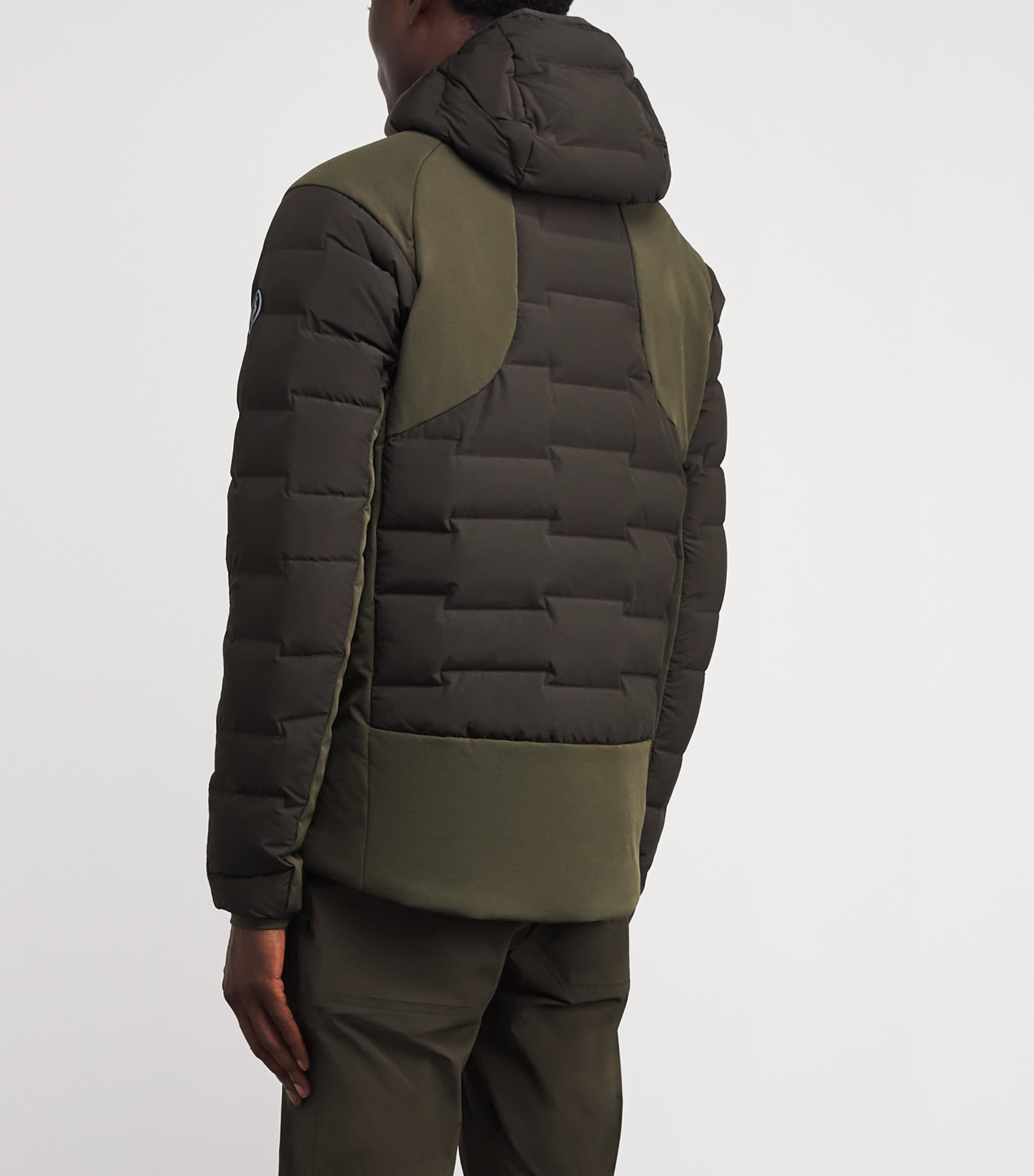Tarandus Padded-Hood Jacket 07V7:MOSS+BROWNBARK Image 4