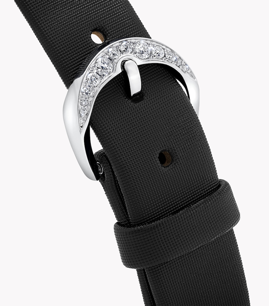 White Gold and Diamond Spiral Watch 23mm WHITE GOLD Image 4