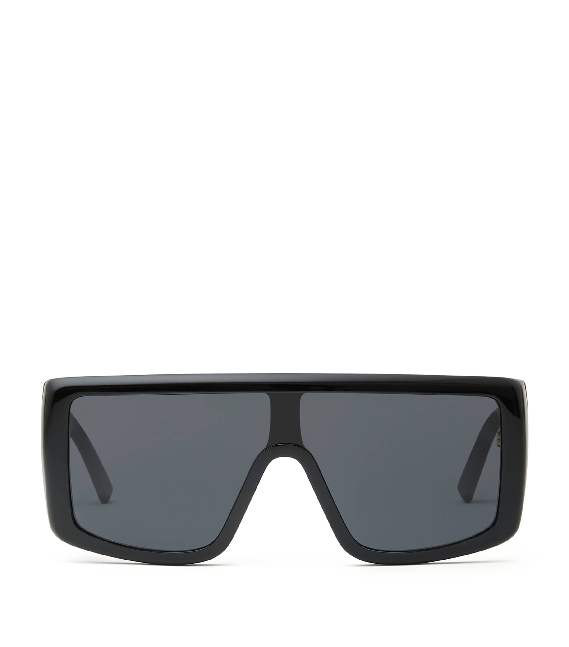 Acetate Square Sunglasses BLACK Image 1
