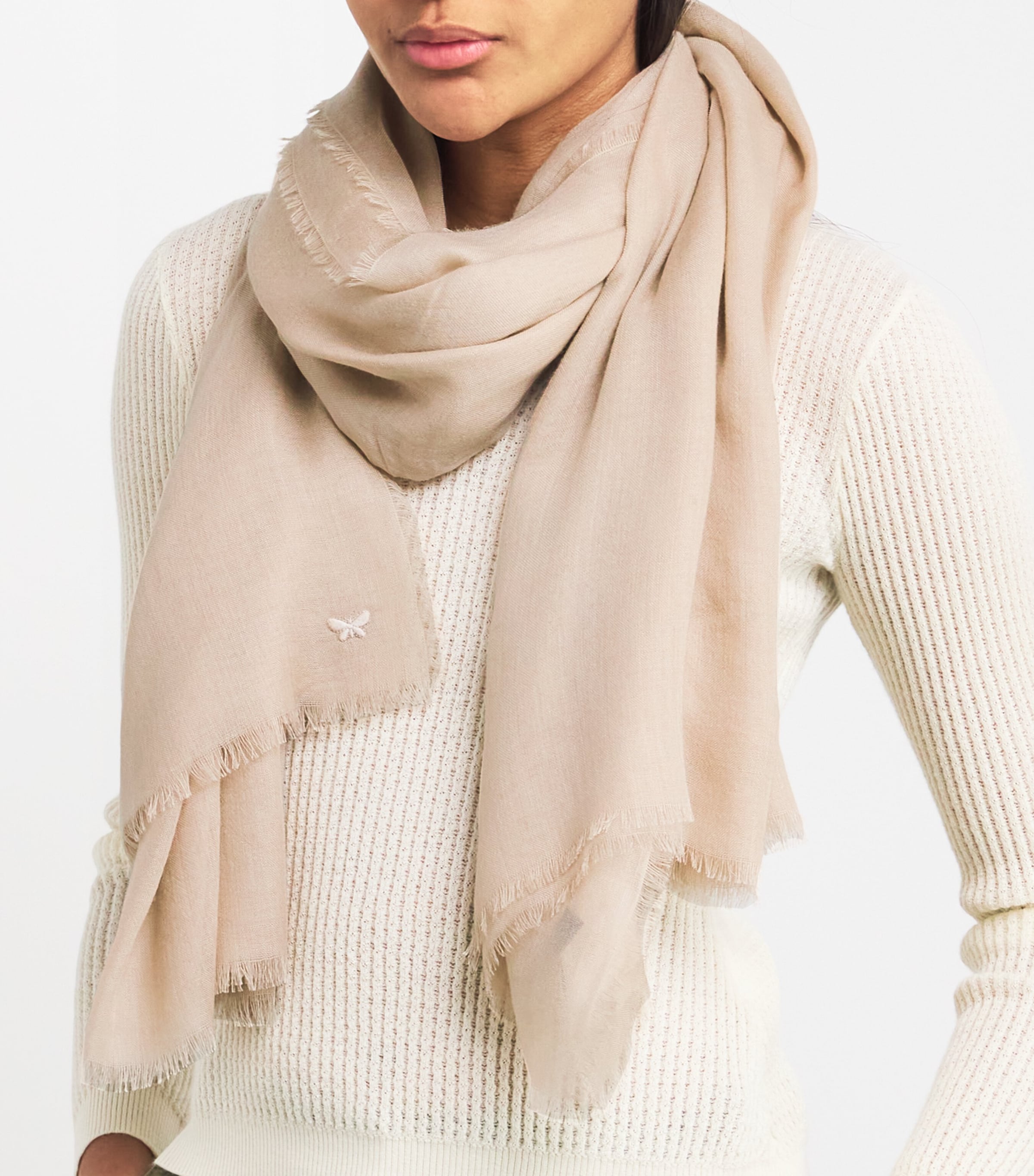 小物 Herlipto Cashmere Blend Fringe Scarf Her lip to Cashmere-Blend Fringe Scarf