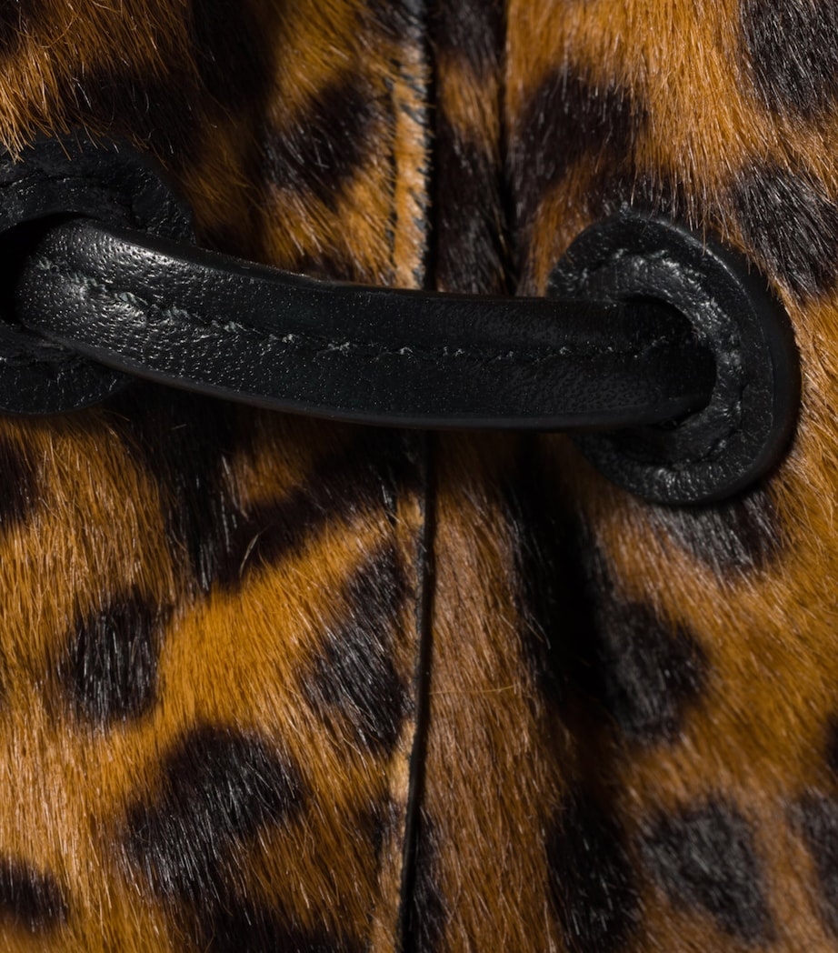 Calf Hair Logo Pouch F0151 Image 5