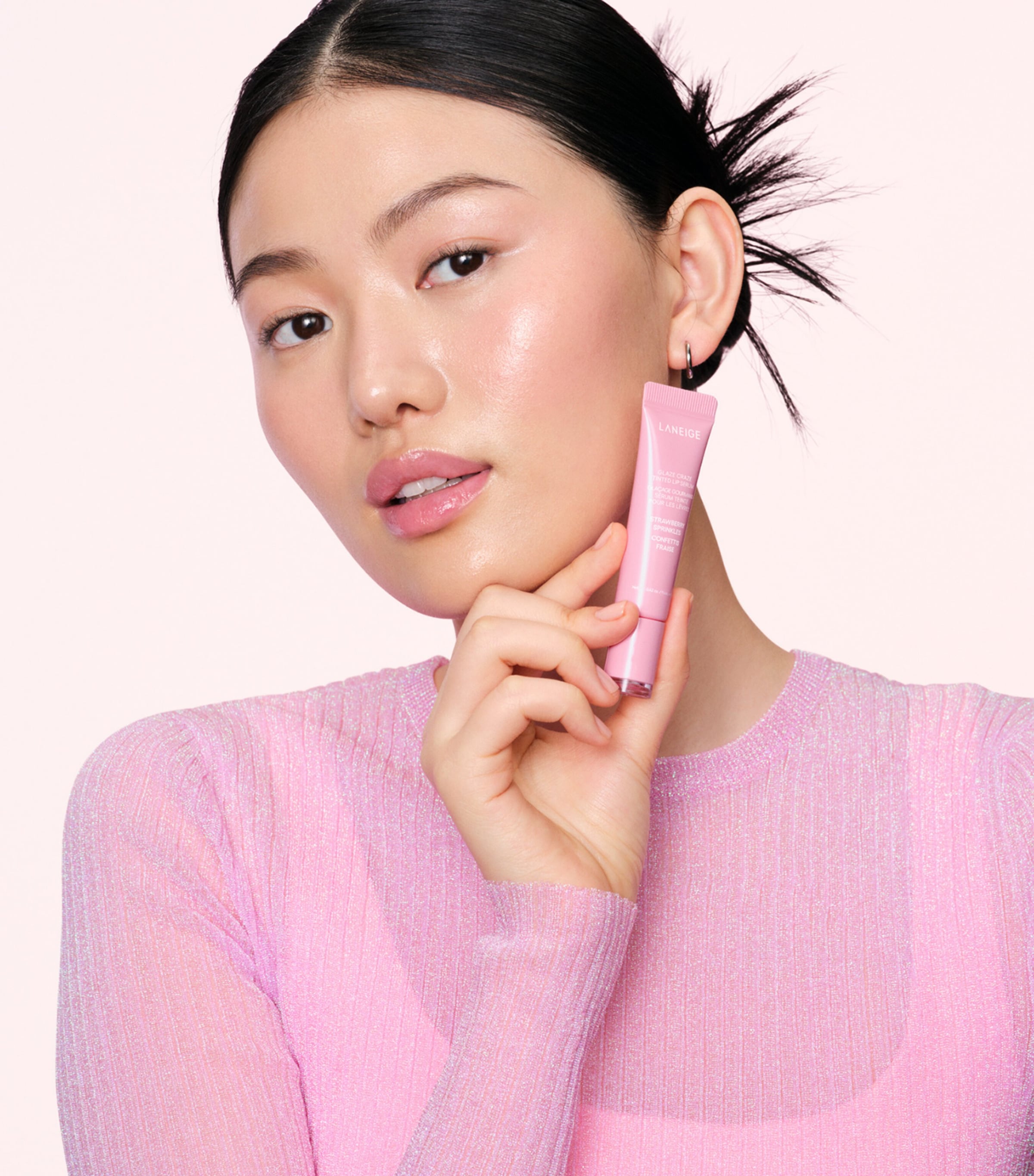 Laneige Glaze Craze Tinted Lip Serum Strawberry Sprk Image 6