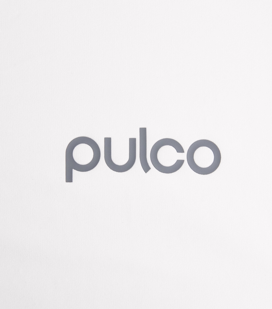 Pulco Studios Mens Hooded Long-Sleeve T-Shirt White Image 6