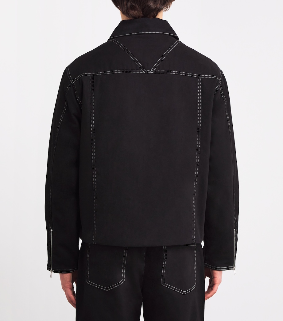 Denim Jacket JET BLACK Image 4