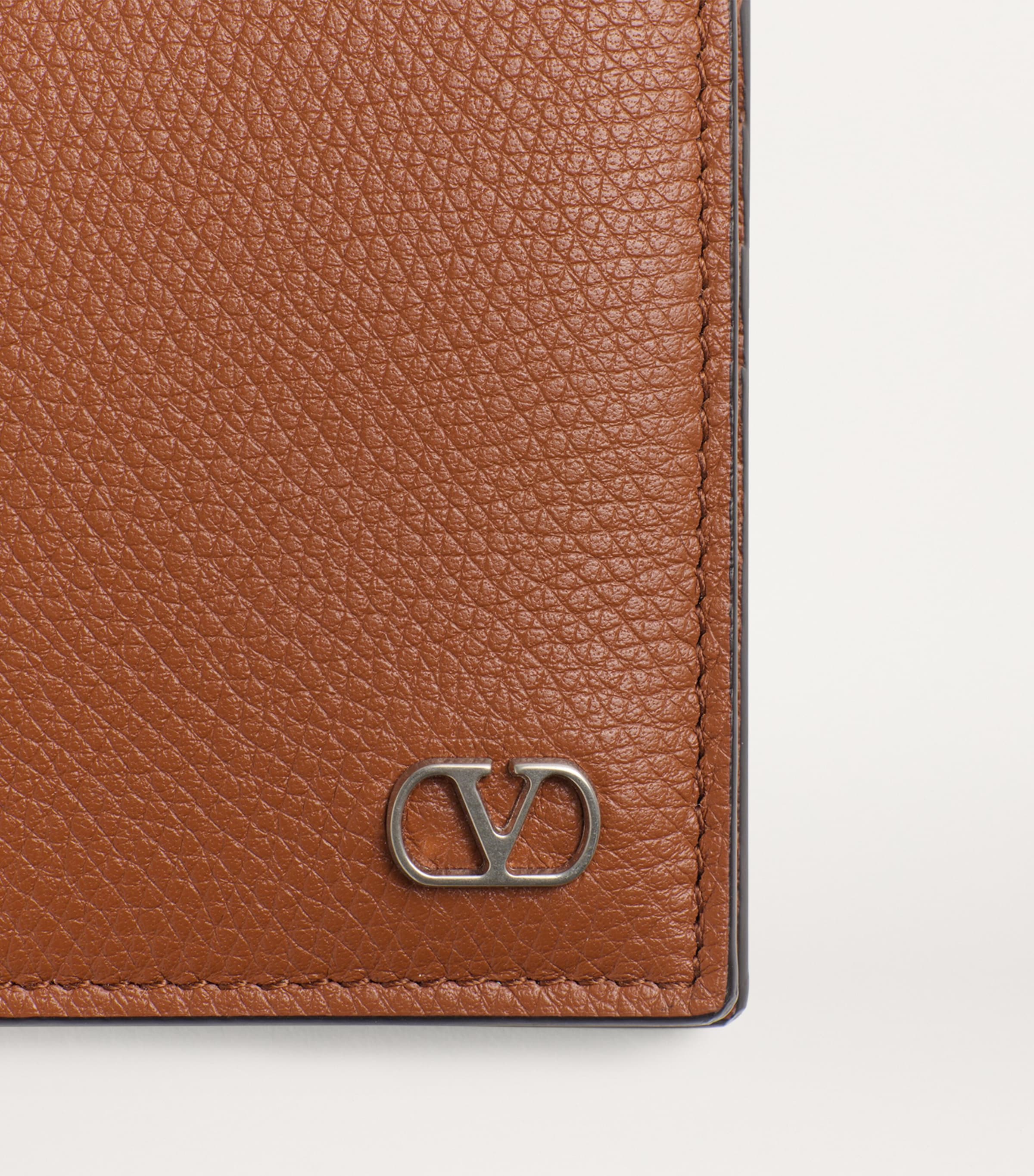 Leather VLogo Signature Wallet HG5 Image 3