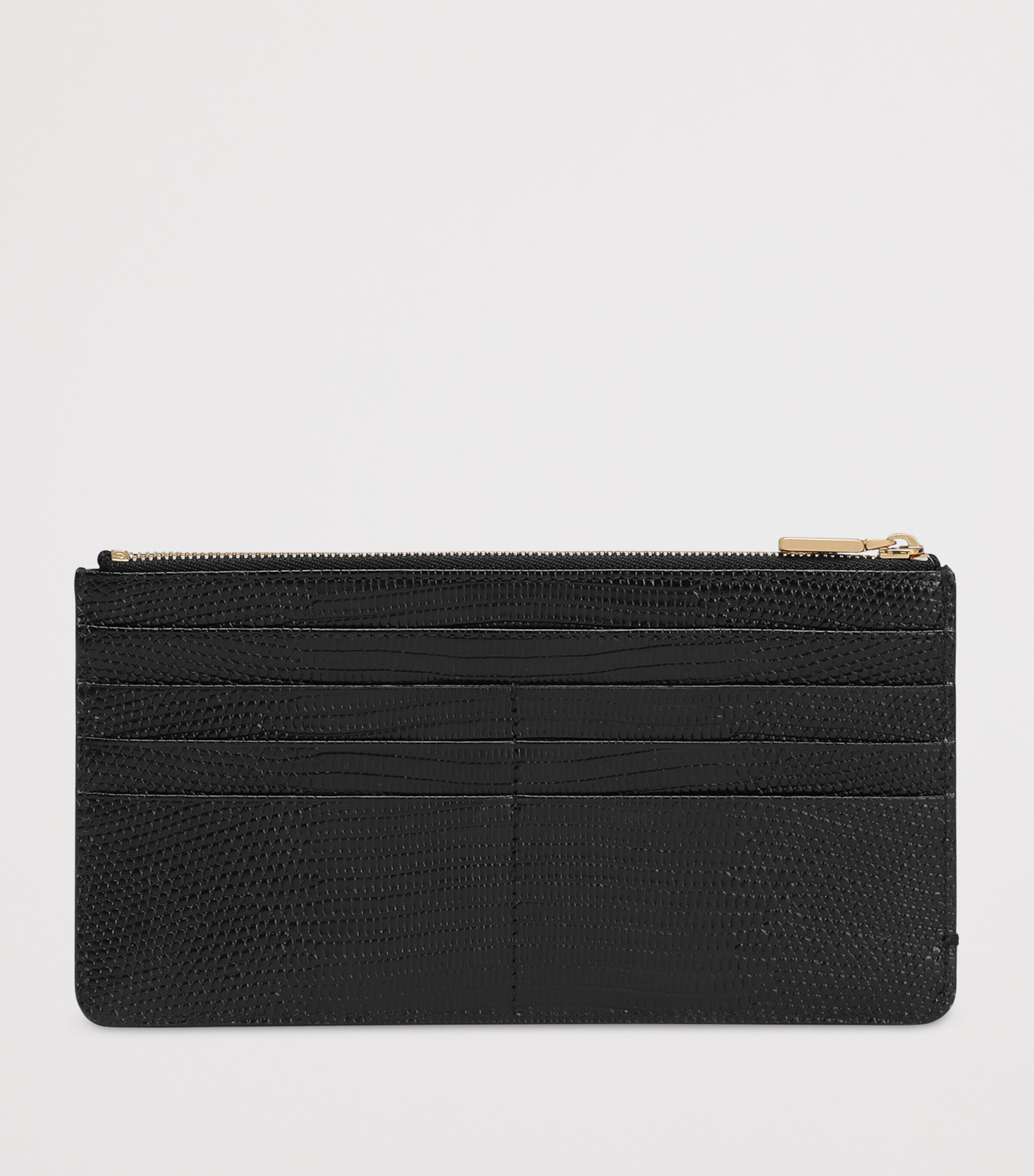 Calfskin Logo Card Holder 80999-BLACK Image 2
