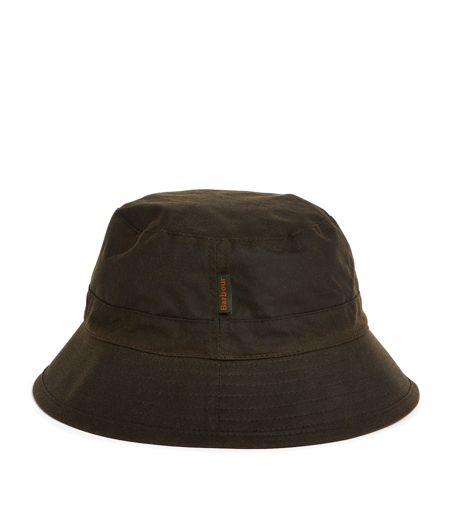 Waxed Cotton Sports Hat OLIVE Image 2