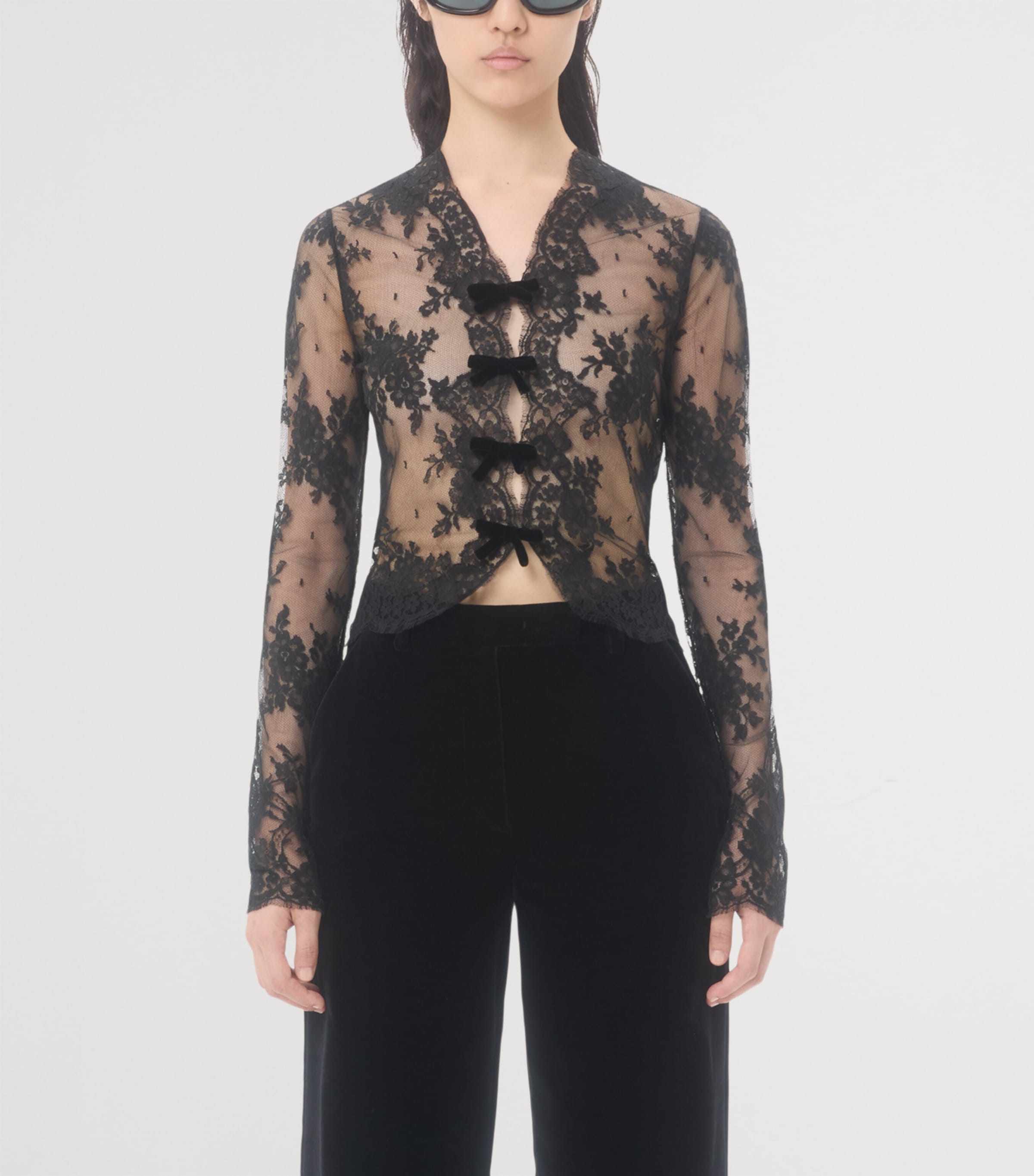 Lace Floral Shirt 0NO Image 2