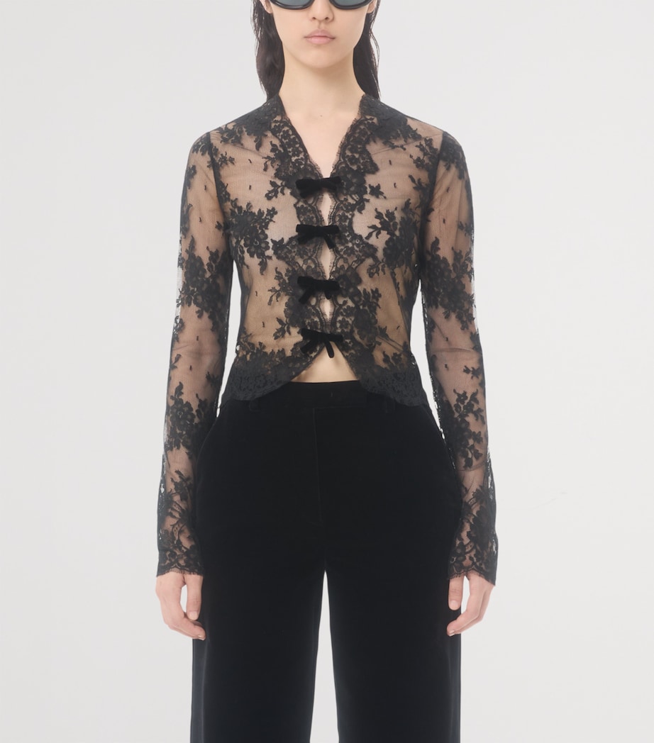Lace Floral Shirt 0NO Image 2