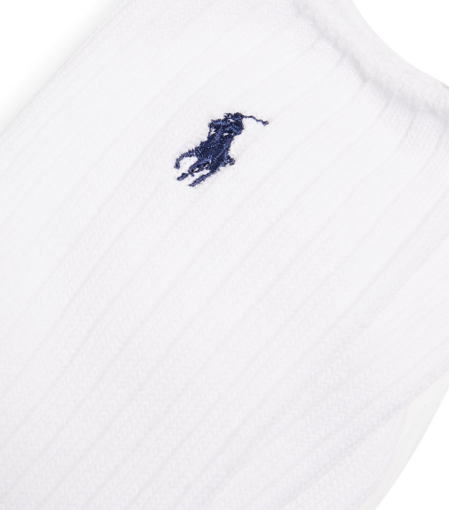 Cotton-Blend Classic Crew Socks WHITE Image 2