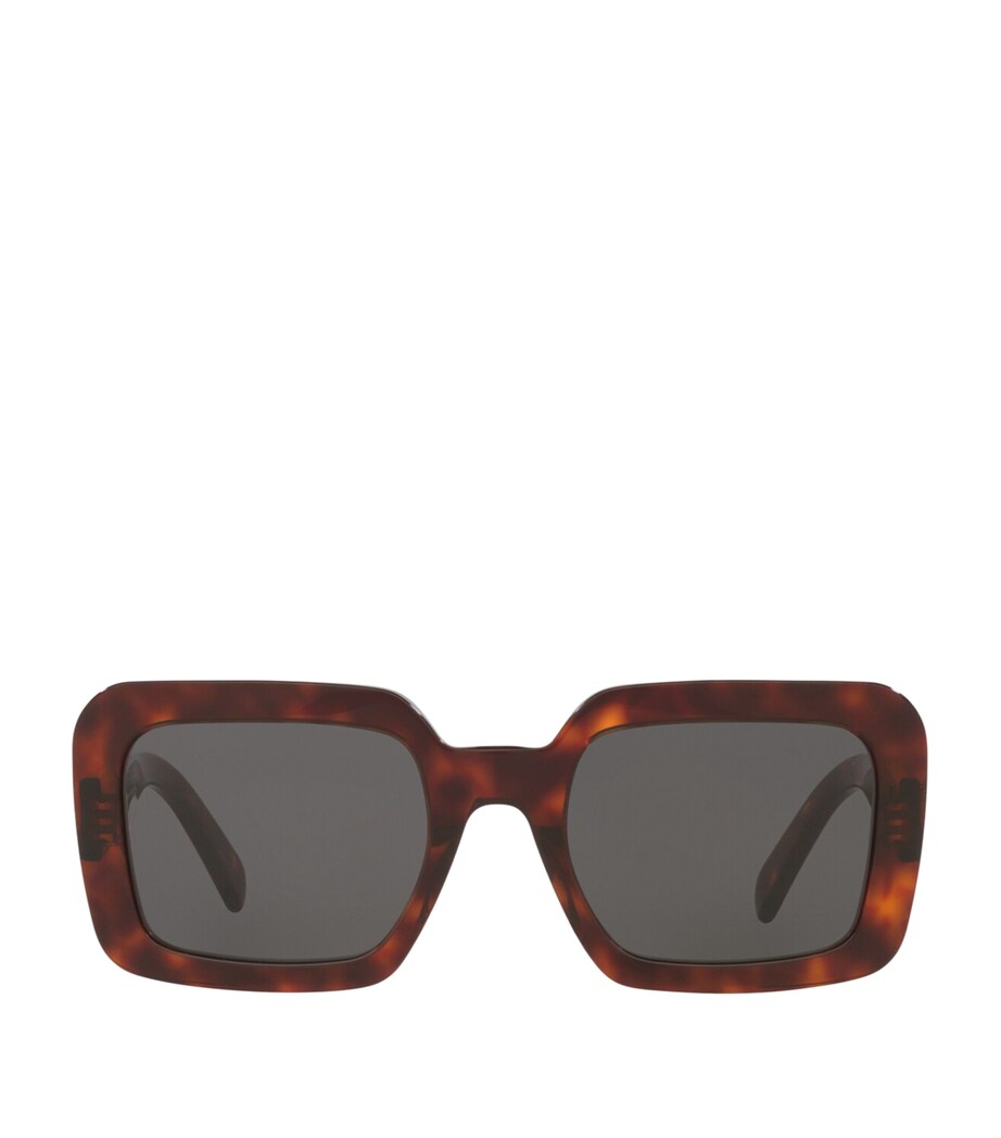 Celine Tortoiseshell Square Triomphe Sunglasses Image 1