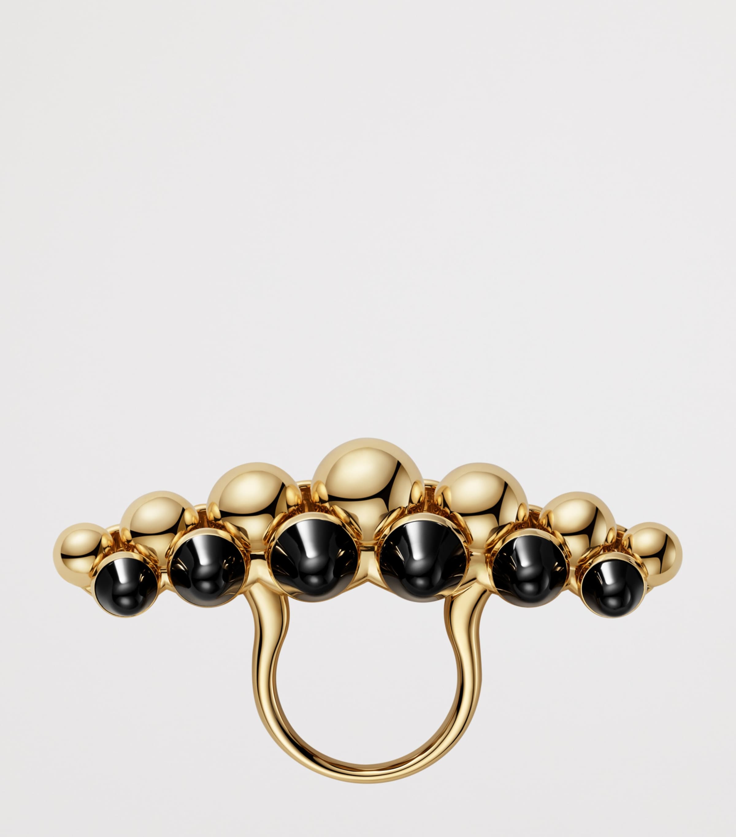 Cartier Yellow Gold and Onyx Clash de Cartier XL Ring Yellow Gold Image 5