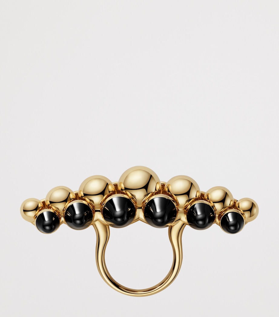 Cartier Yellow Gold and Onyx Clash de Cartier XL Ring Yellow Gold Image 5
