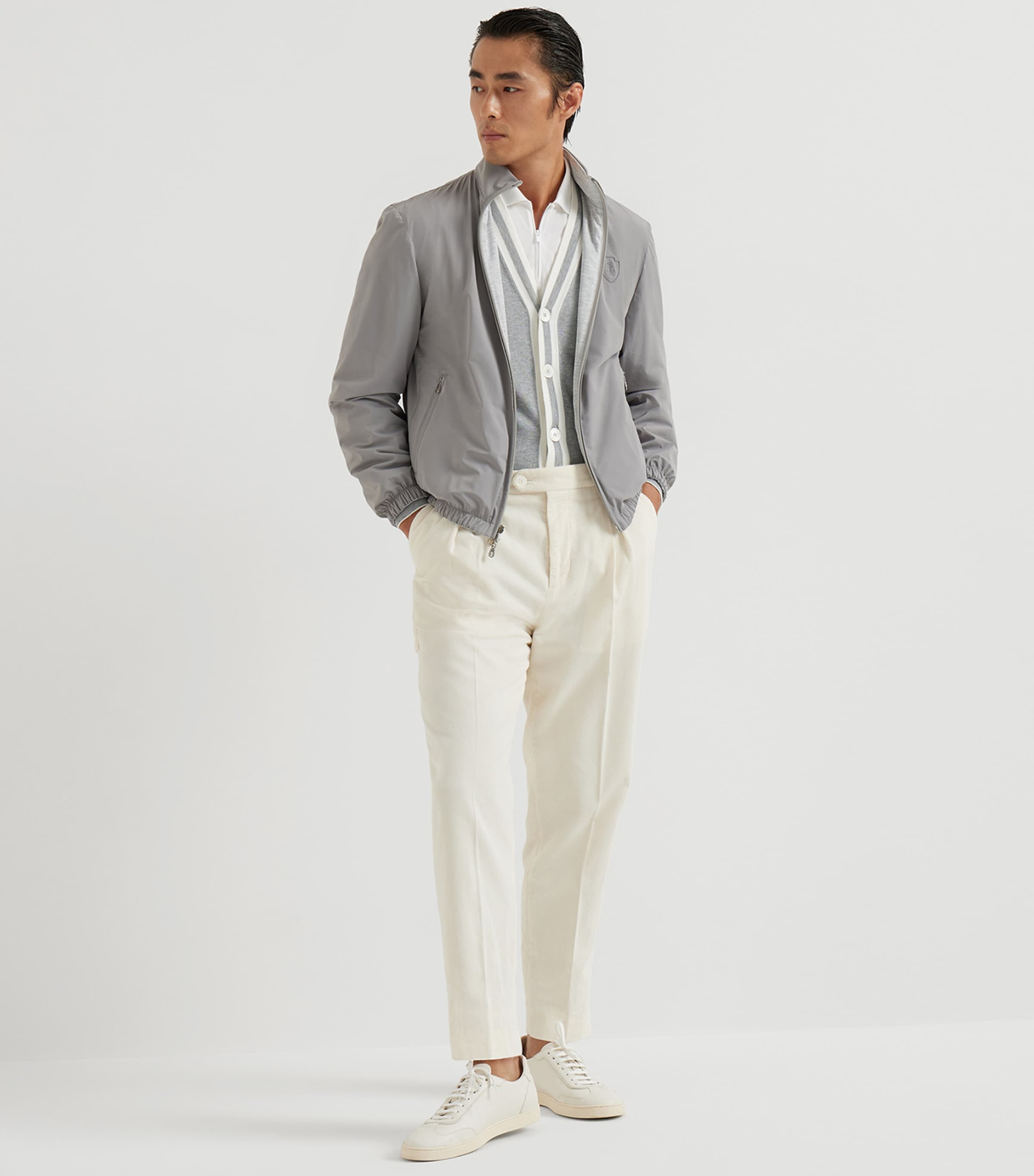 Zipped Logo Polo Shirt CCS47 Image 3