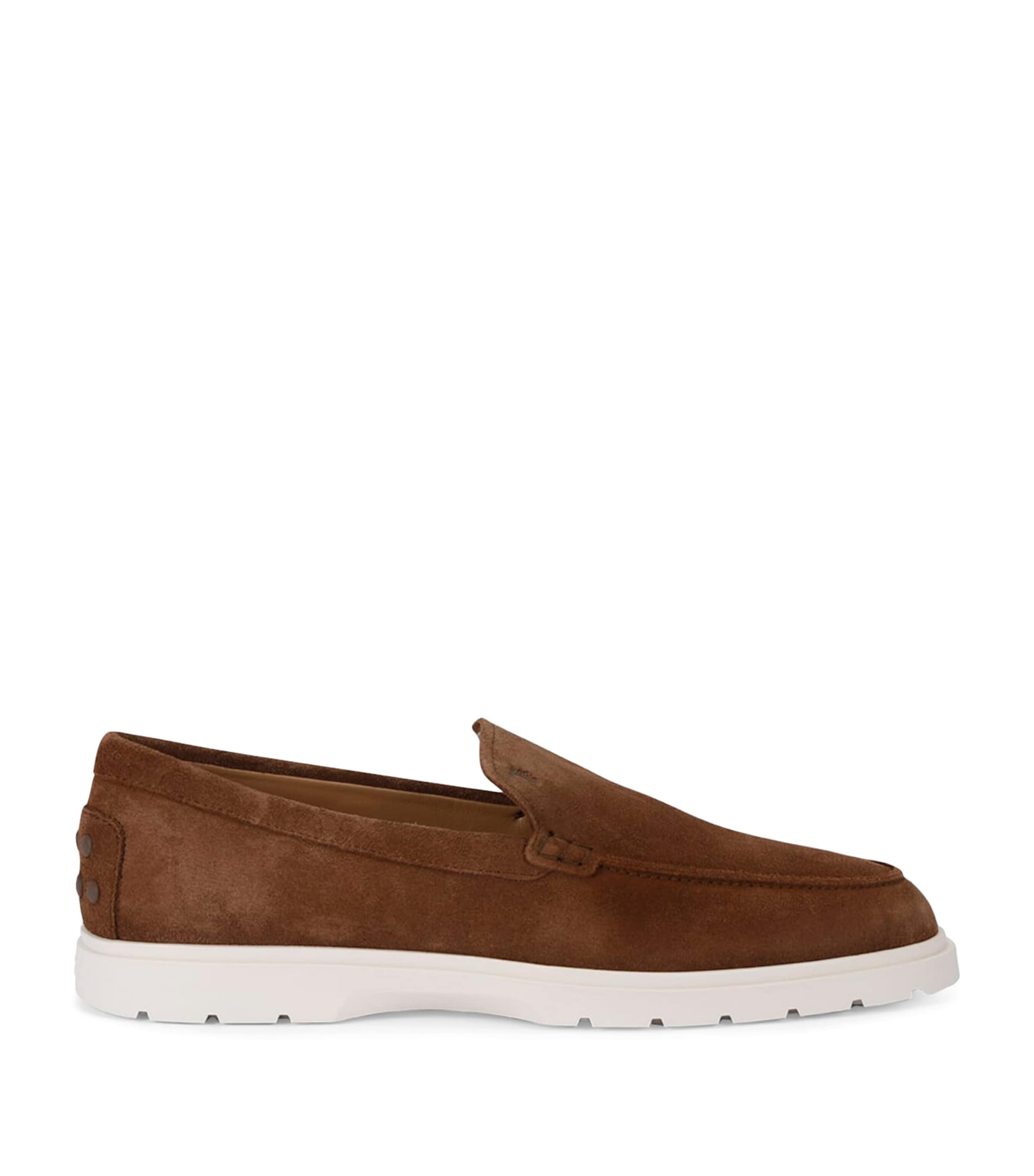 TOD'S SUEDE IBRIDRO LOAFERS