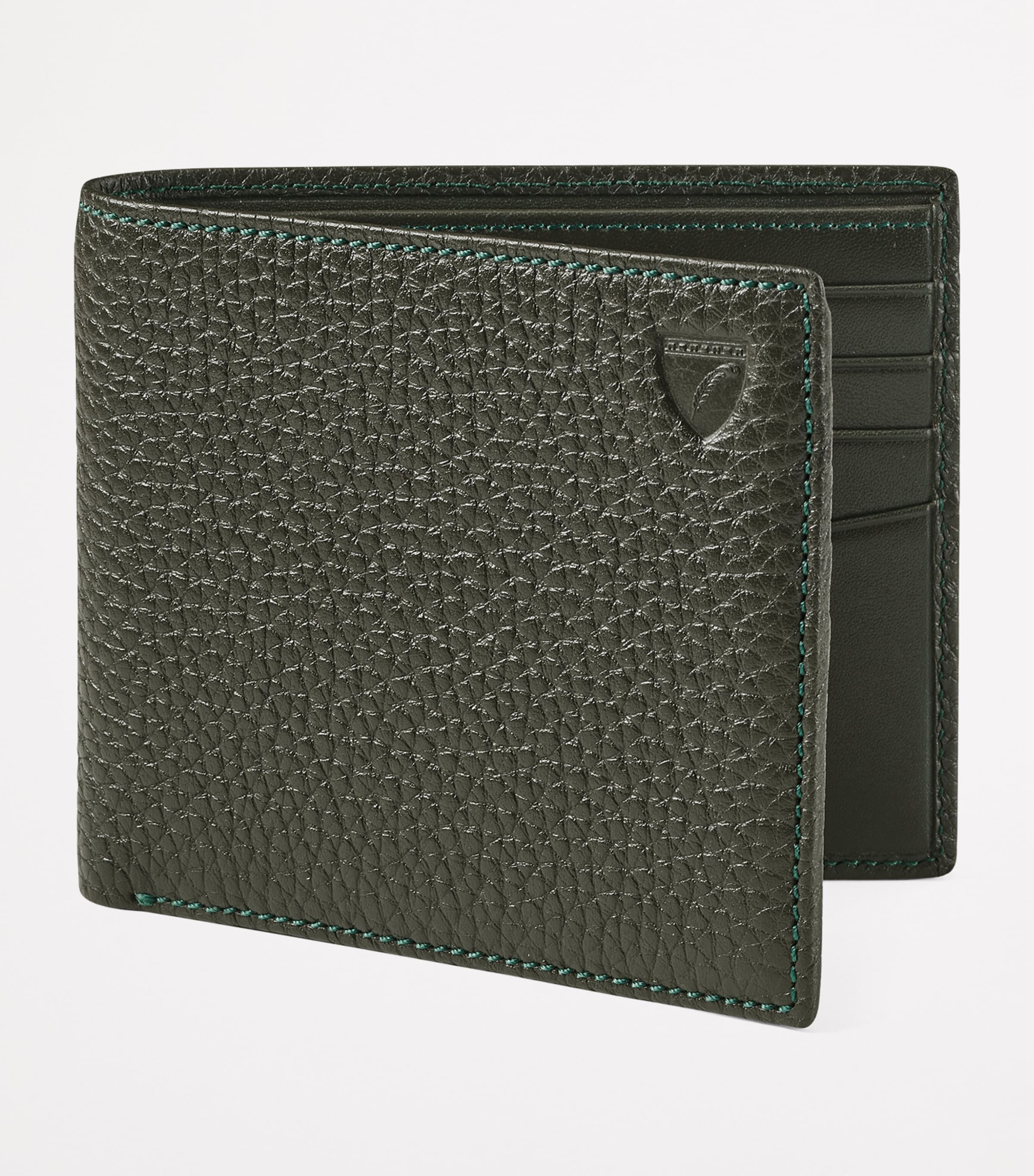 Leather Bifold Wallet FORESTGREEN Image 2