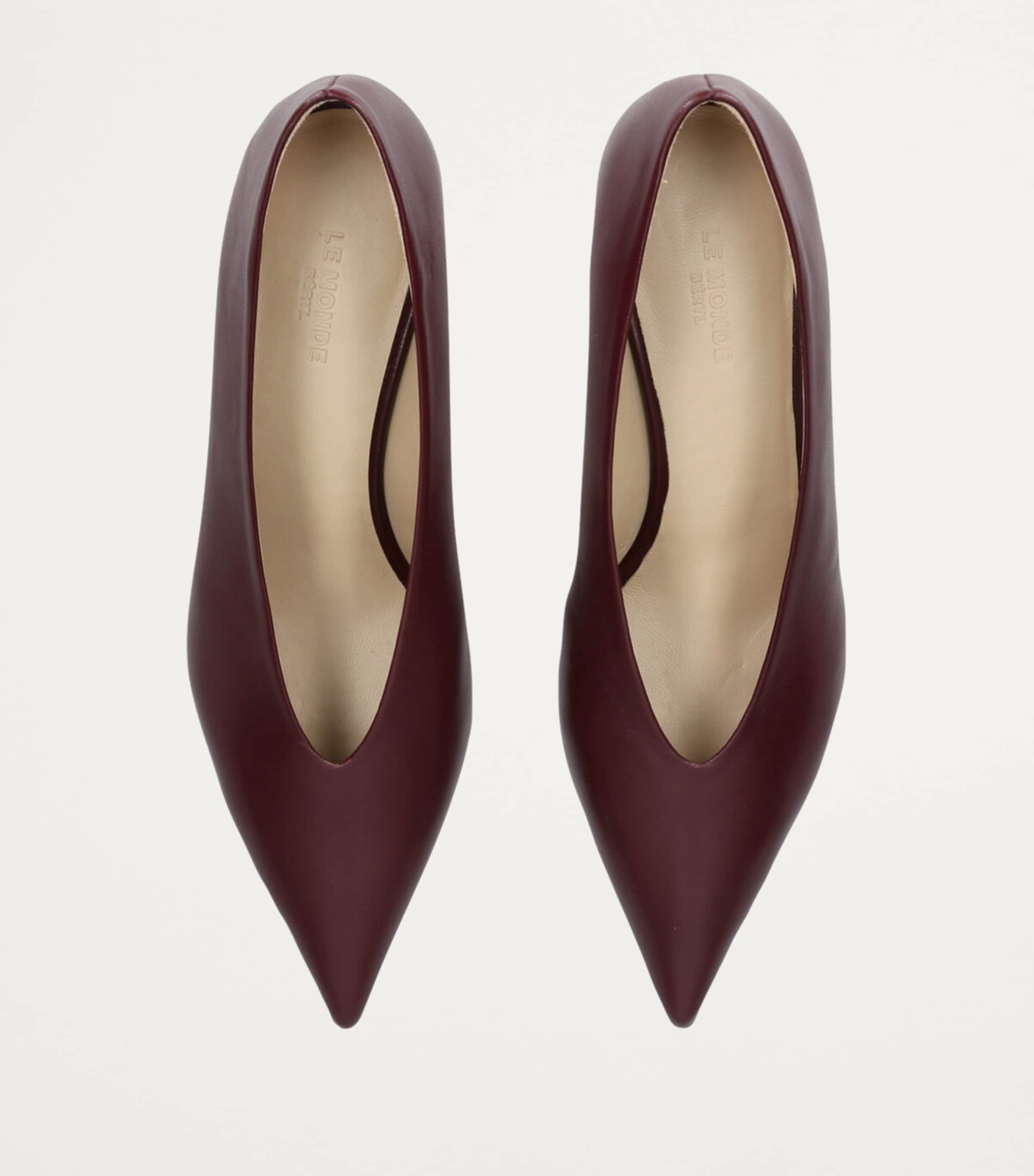 Patent Leather Babouche Pumps 35 RED/DARK Image 4