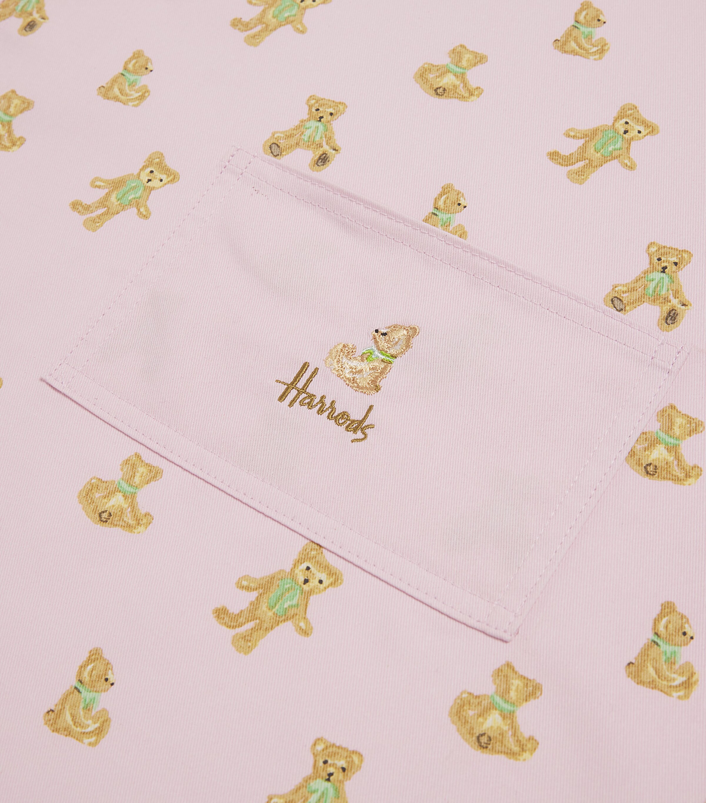 Henry Bear Kids Apron PINK Image 3