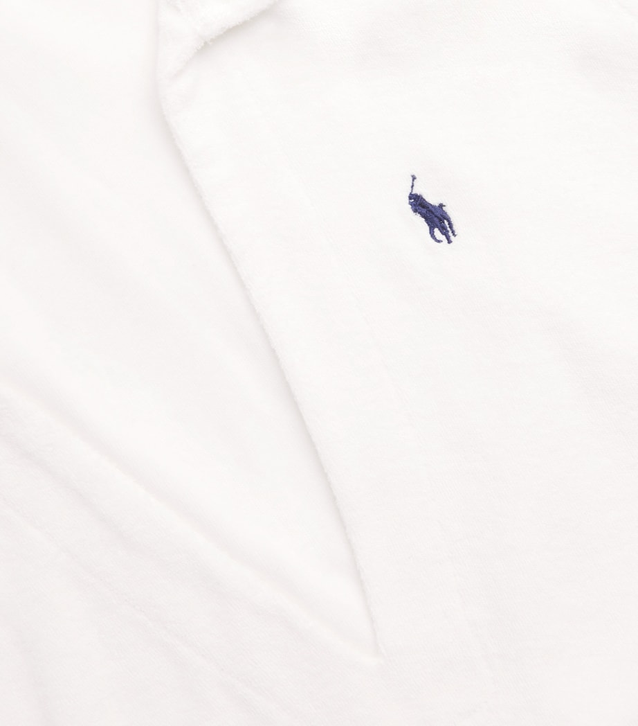 Polo Ralph Lauren Womens Terry Polo Pony Mini Dress White Image 7