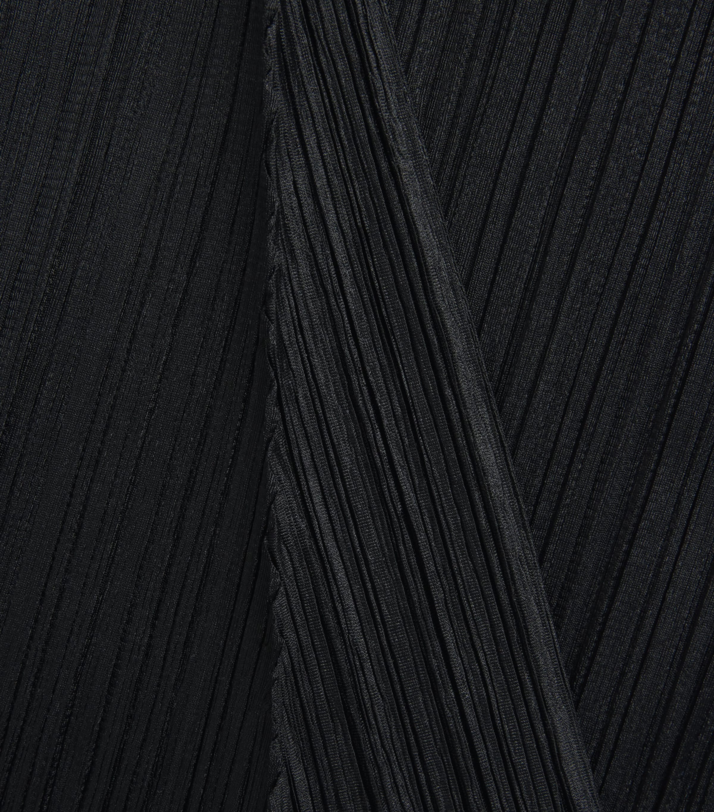 Pleats Please Issey Miyake Black Skyline High-Neck Top | Harrods US
