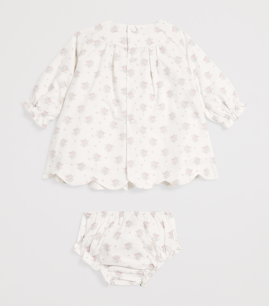 Cotton Floral Semilla Dress and Bloomers Set (1-24 Months) 031 T2002 Image 2