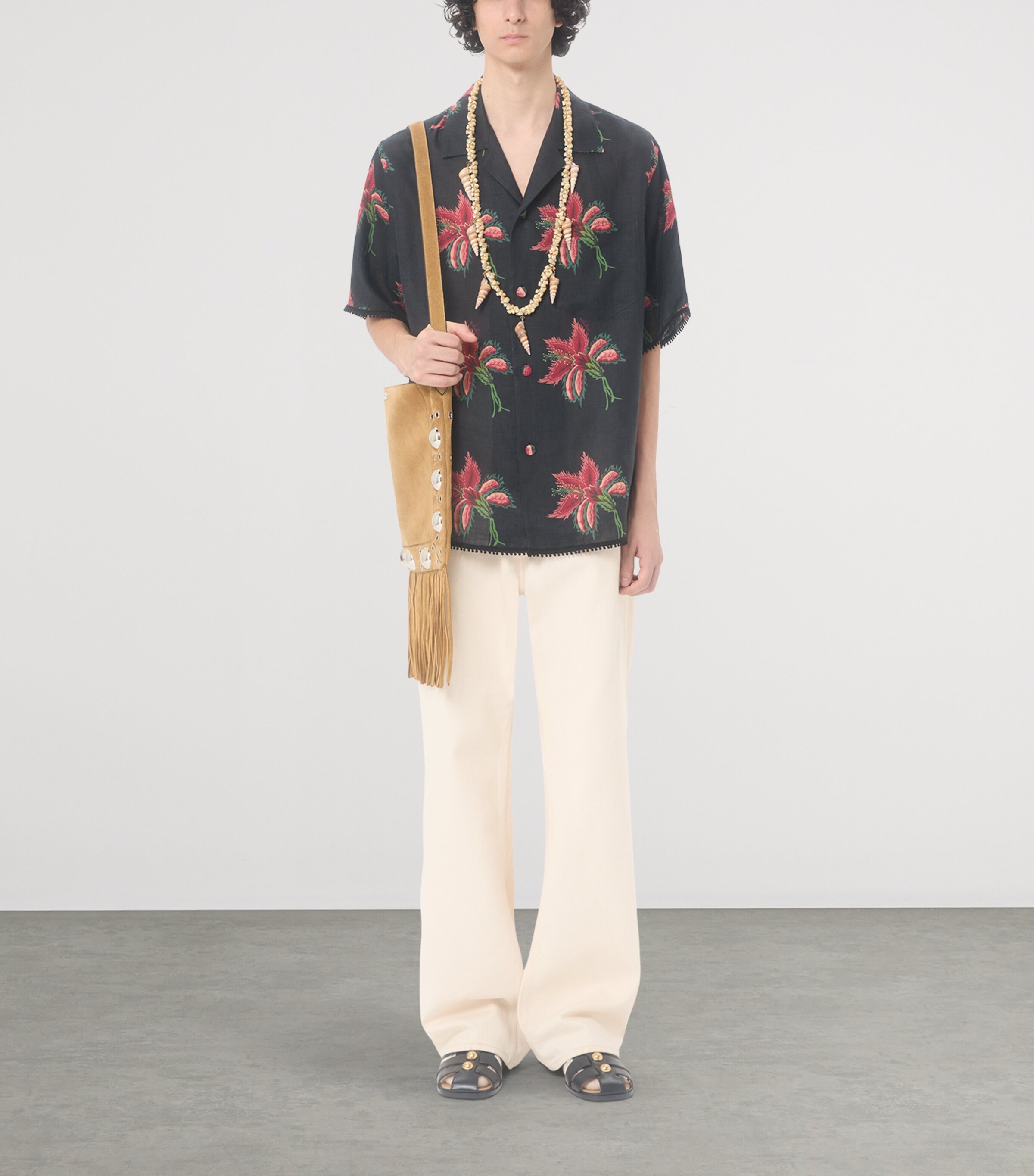 Linen Floral Shirt D5Y Image 5