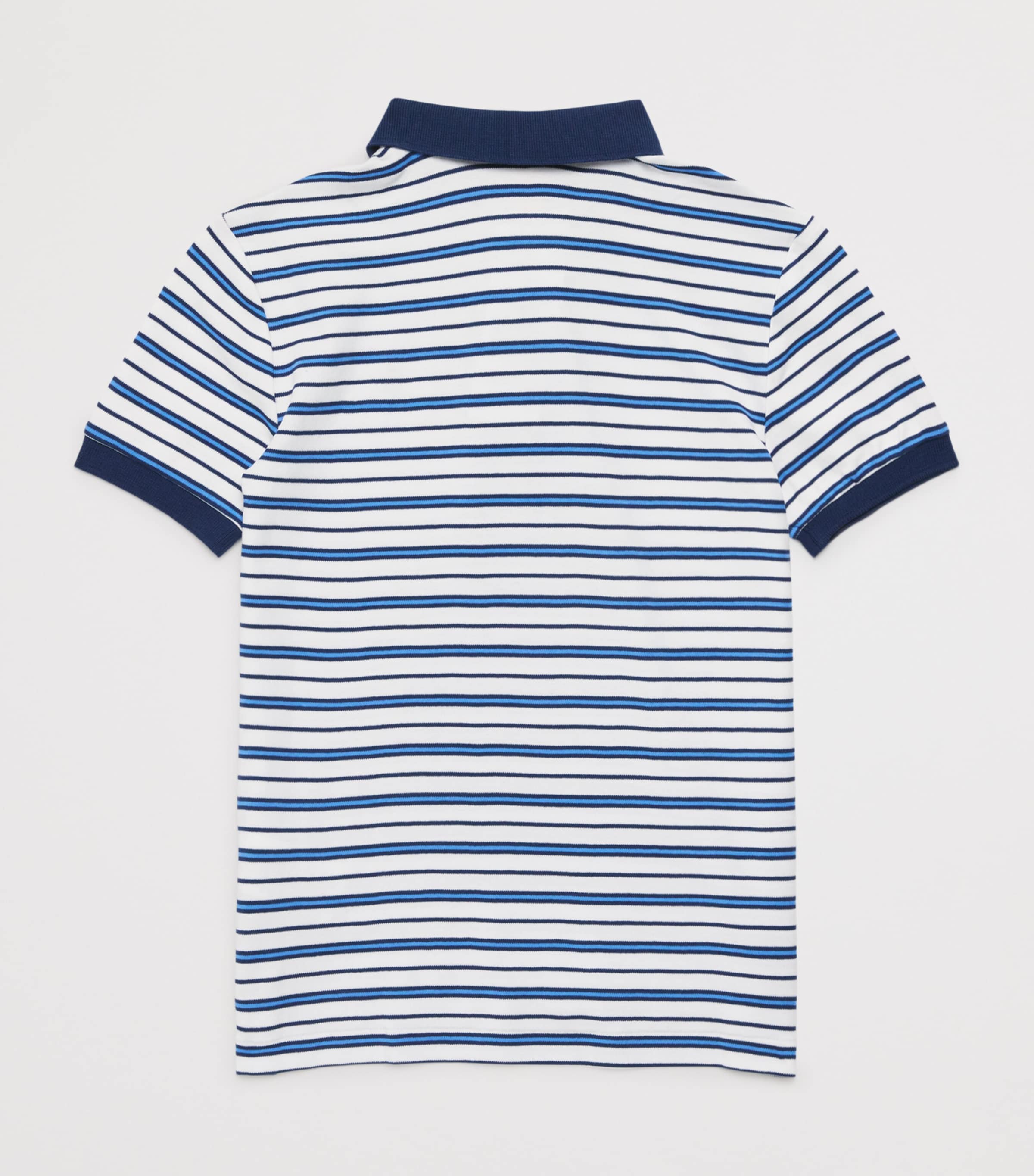 Cotton Stripe Polo Shirt (6-14 Years) MULTI Image 2