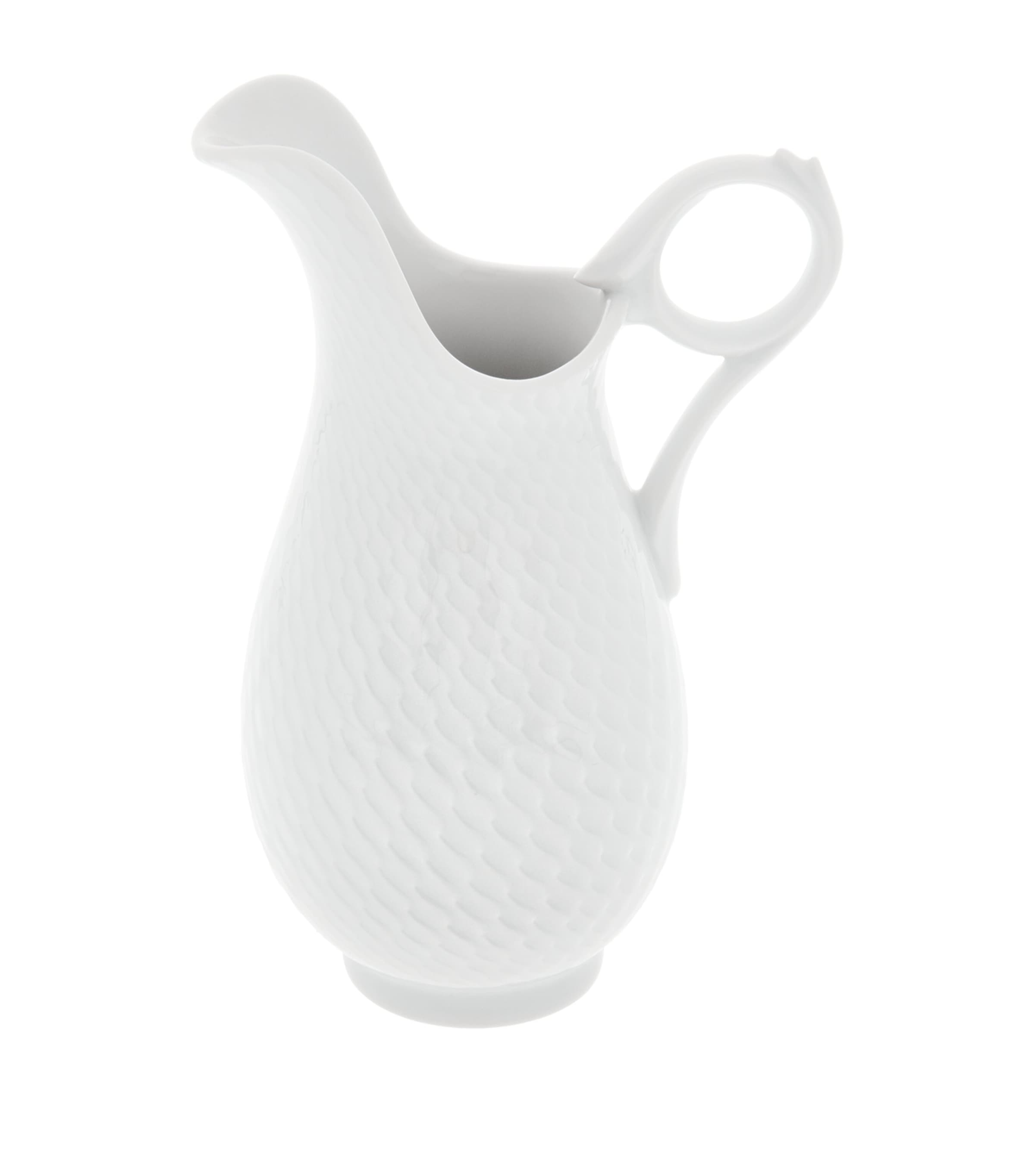 Shop Meissen Waves Relief Creamer In White