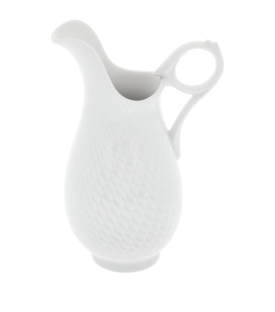 Waves Relief Creamer WHITE Image 1