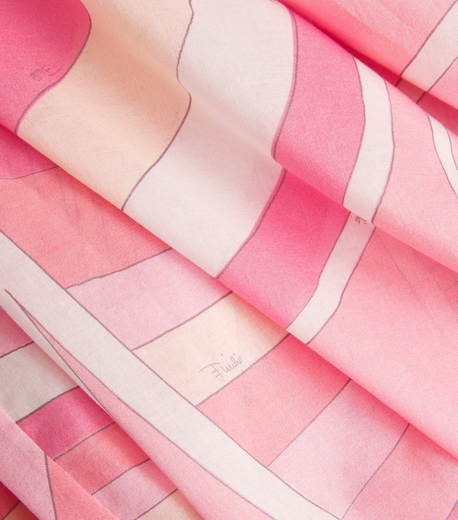 Cotton Printed Maxi Skirt 040 ROSA Image 6