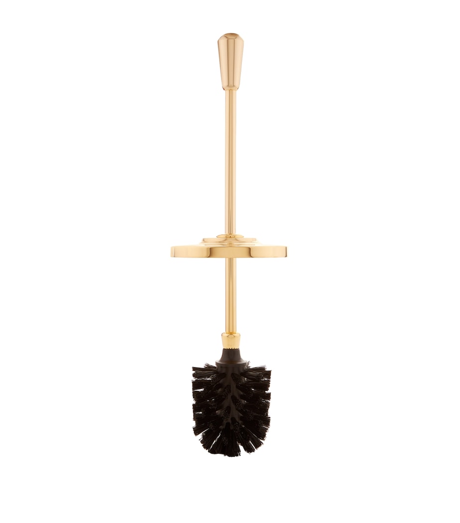 Cylinder Gold-Plated Toilet Brush Holder NO COLOUR Image 2