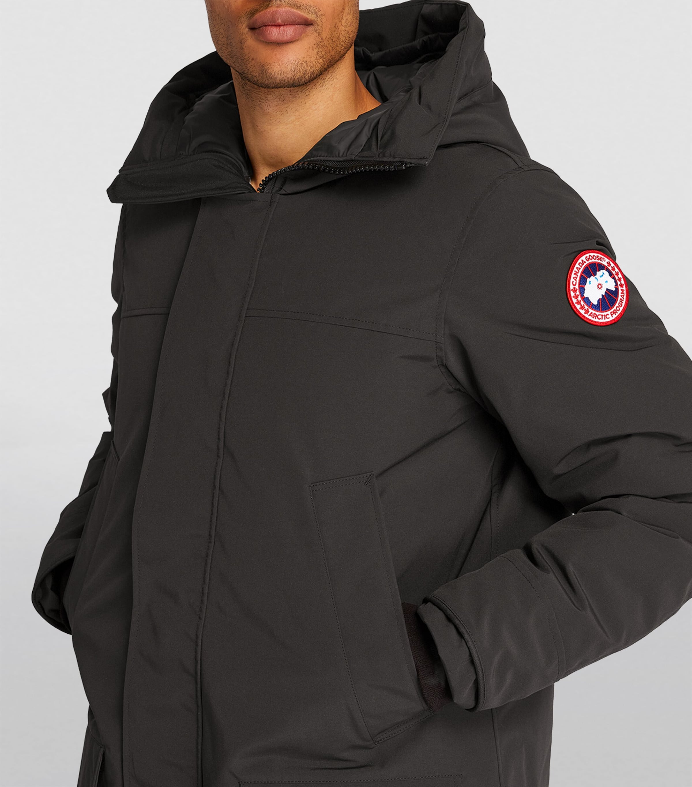 Canada Goose Black Langford Parka Jacket | Harrods US