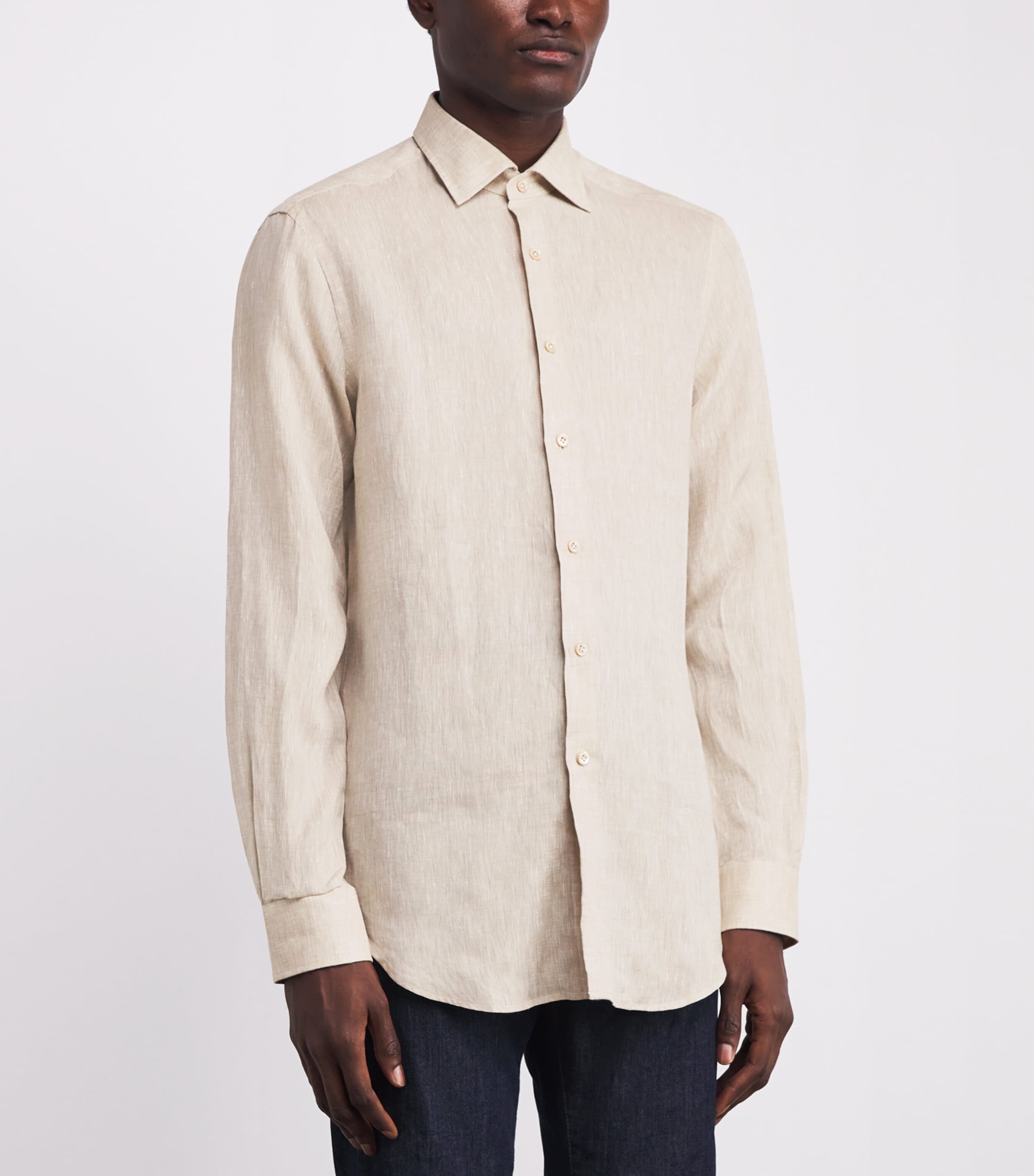 Linen Shirt 35 NATURAL Image 3