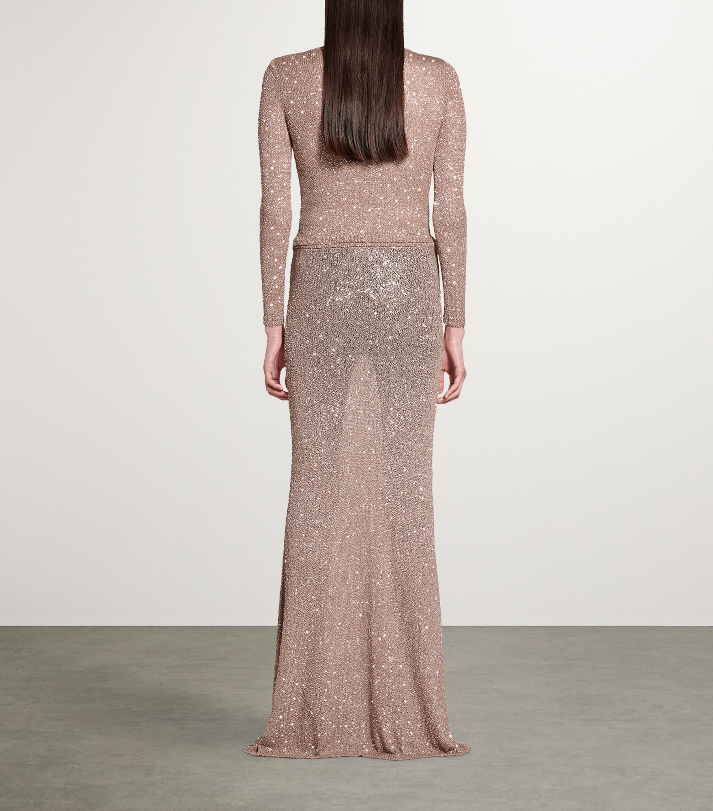 Balenciaga Womens Sequinned Sweater Image 4