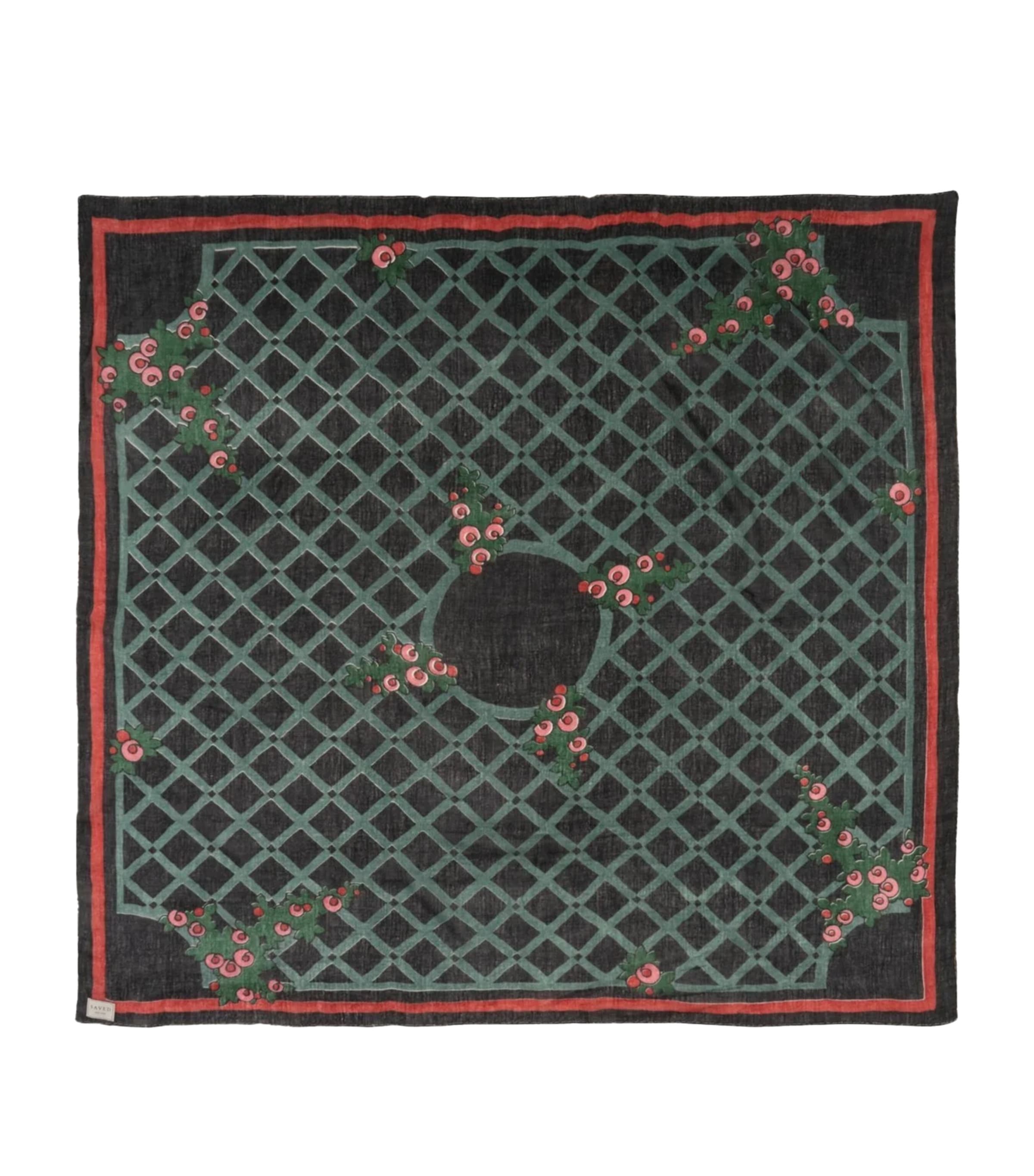 SAVED NY x Damien Nicolas Roux Cashmere Treillage Scarf | Women Clothing | Knitwear | Women Accessories | Scarves | Women New In | Womens Clothing