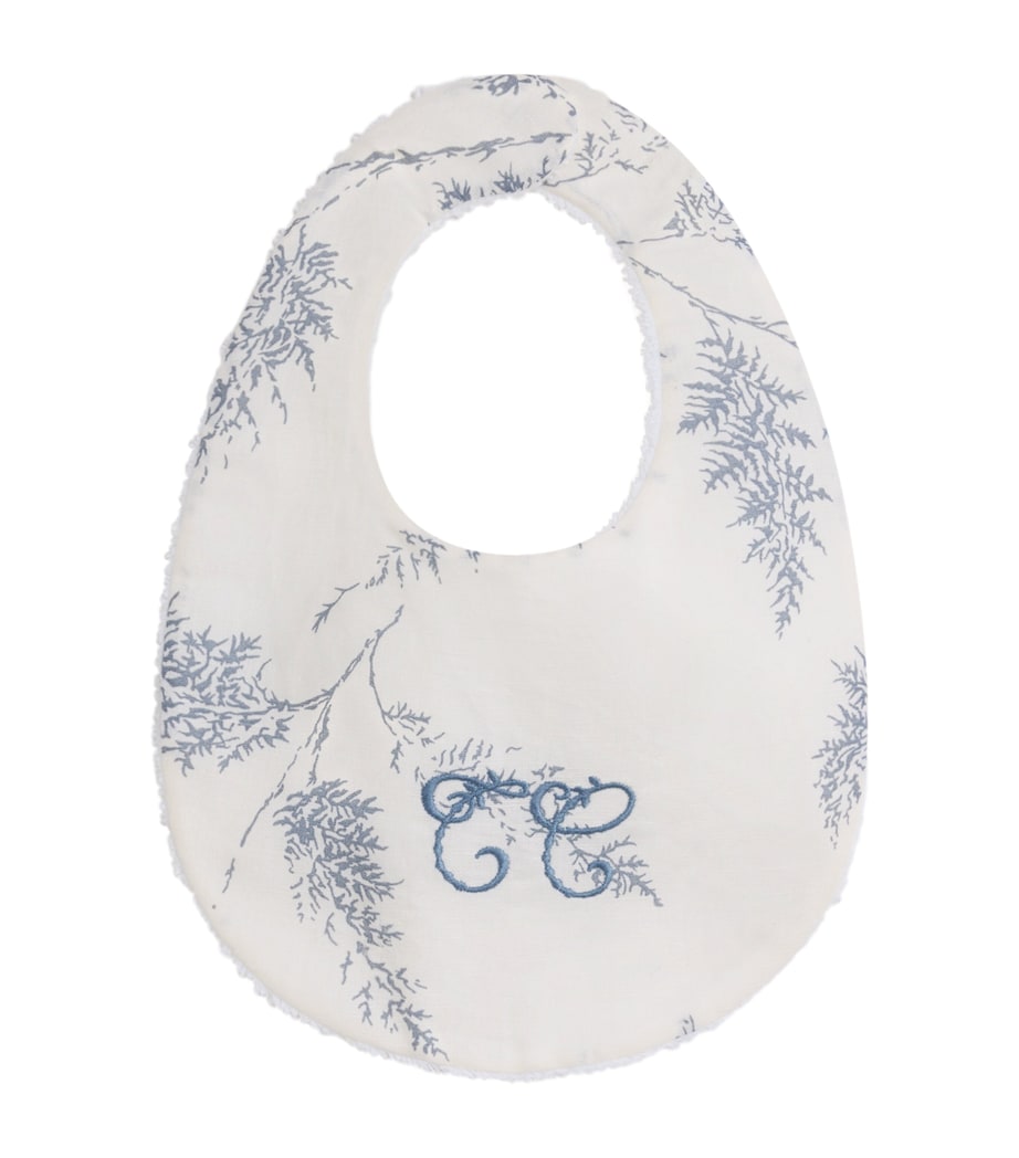 Cotton-Linen Embroidered Bib 50BLEU CHAMBRAY Image 1