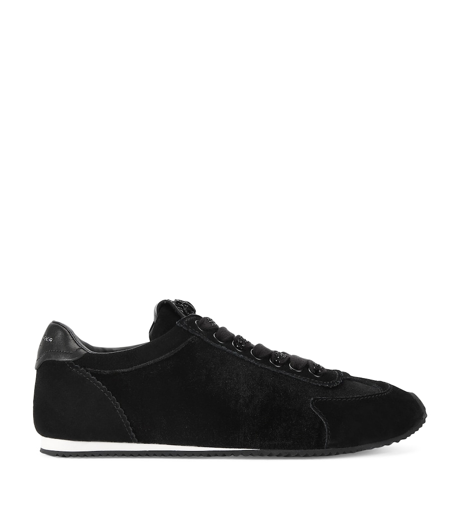 Velvet Islington Low-Top Sneakers BLACK Image 1