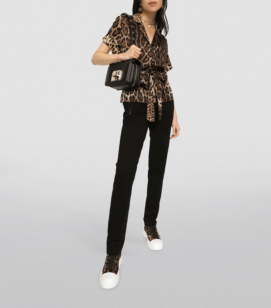 Stretch-Silk Belted Shirt HY13M-LEO NEW Image 2