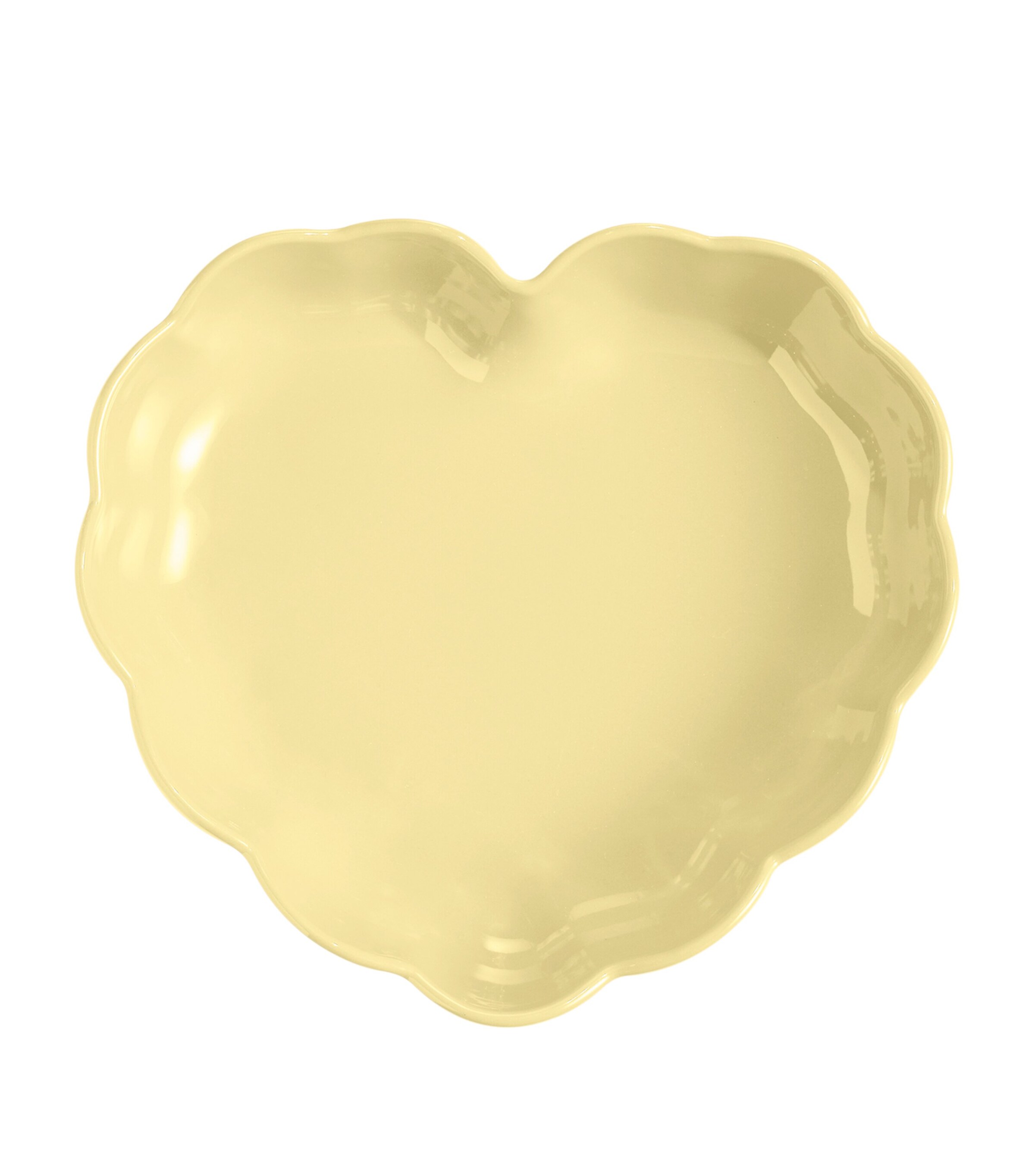 Emile Henry Ceramic Madeleine Heart Baking Dish (26.5cm) Vanilla Image 2