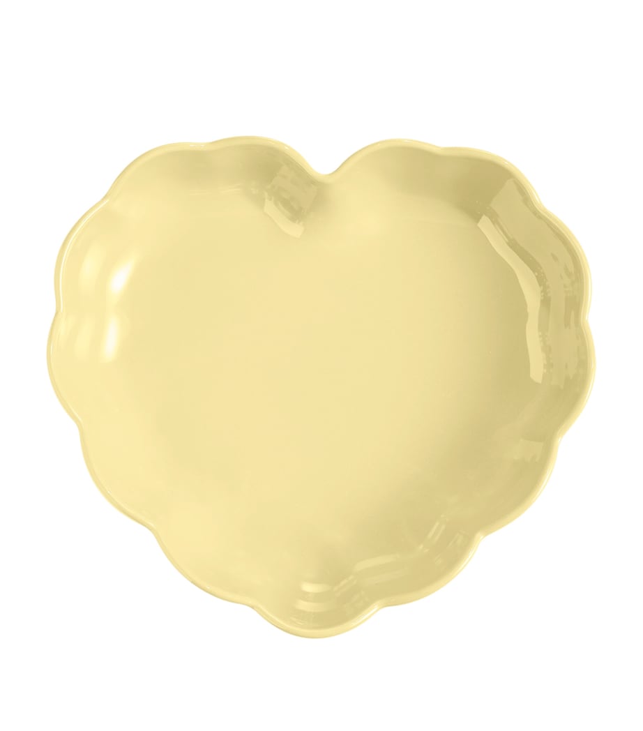 Emile Henry Ceramic Madeleine Heart Baking Dish (26.5cm) Vanilla Image 2