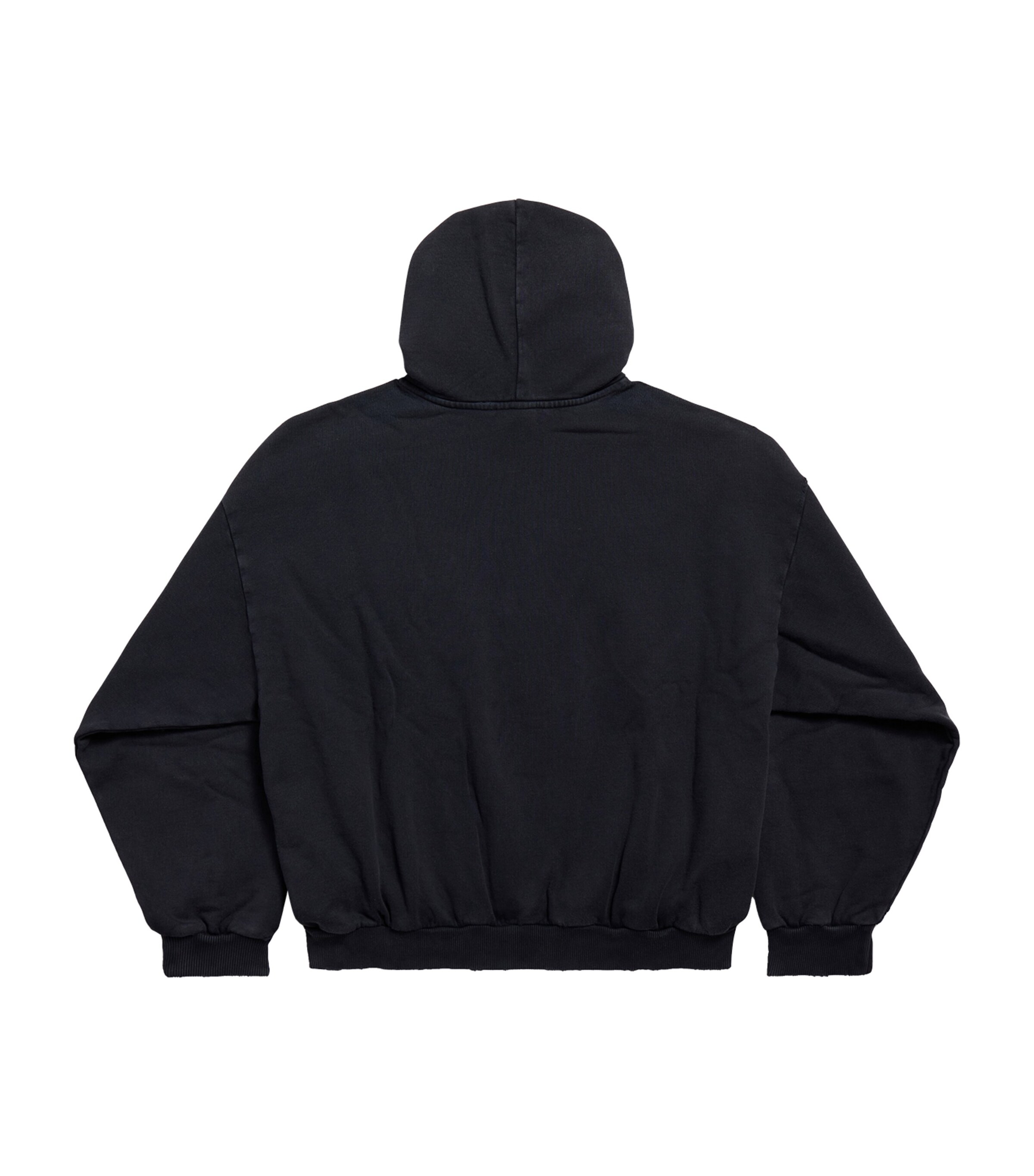 Balenciaga Mens Cotton Laurel Crest Hoodie Image 2