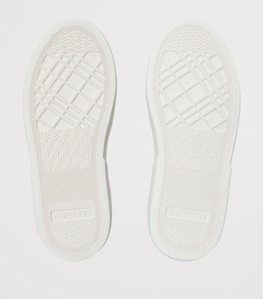 Leather Check Sneakers SAND IP CHECK Image 5