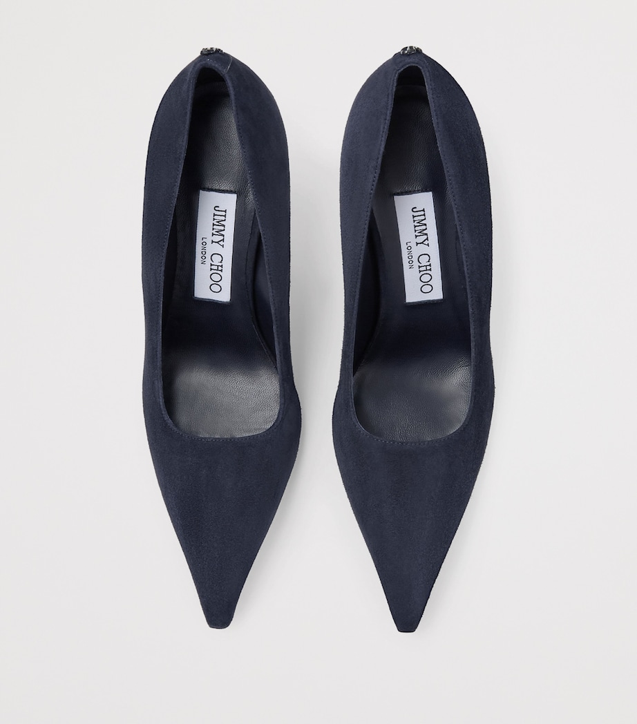 Ixia 80 Suede Pumps MARINE Image 3