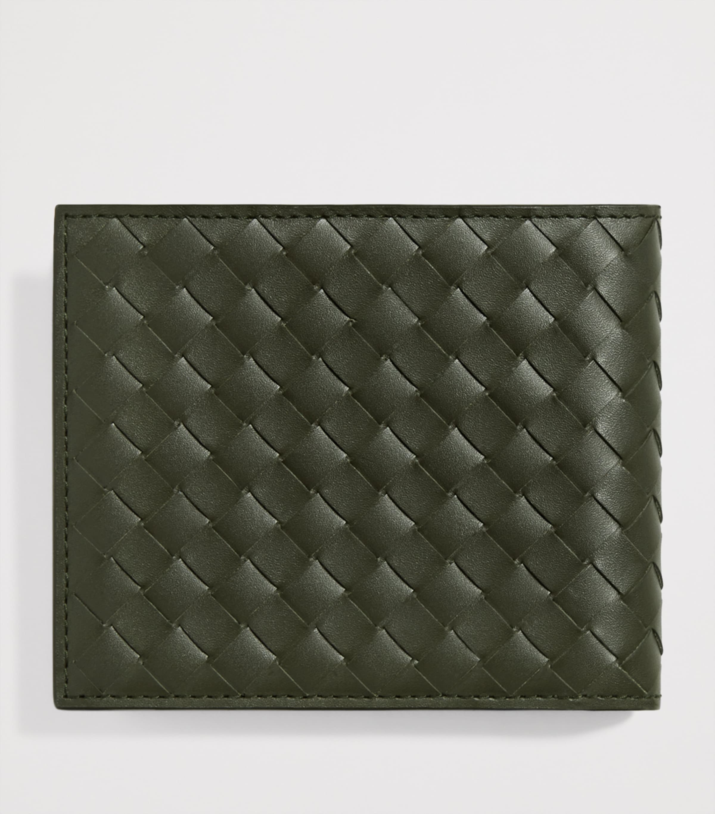Bottega Veneta Leather Intrecciato Piccolo Bifold Wallet Image 3