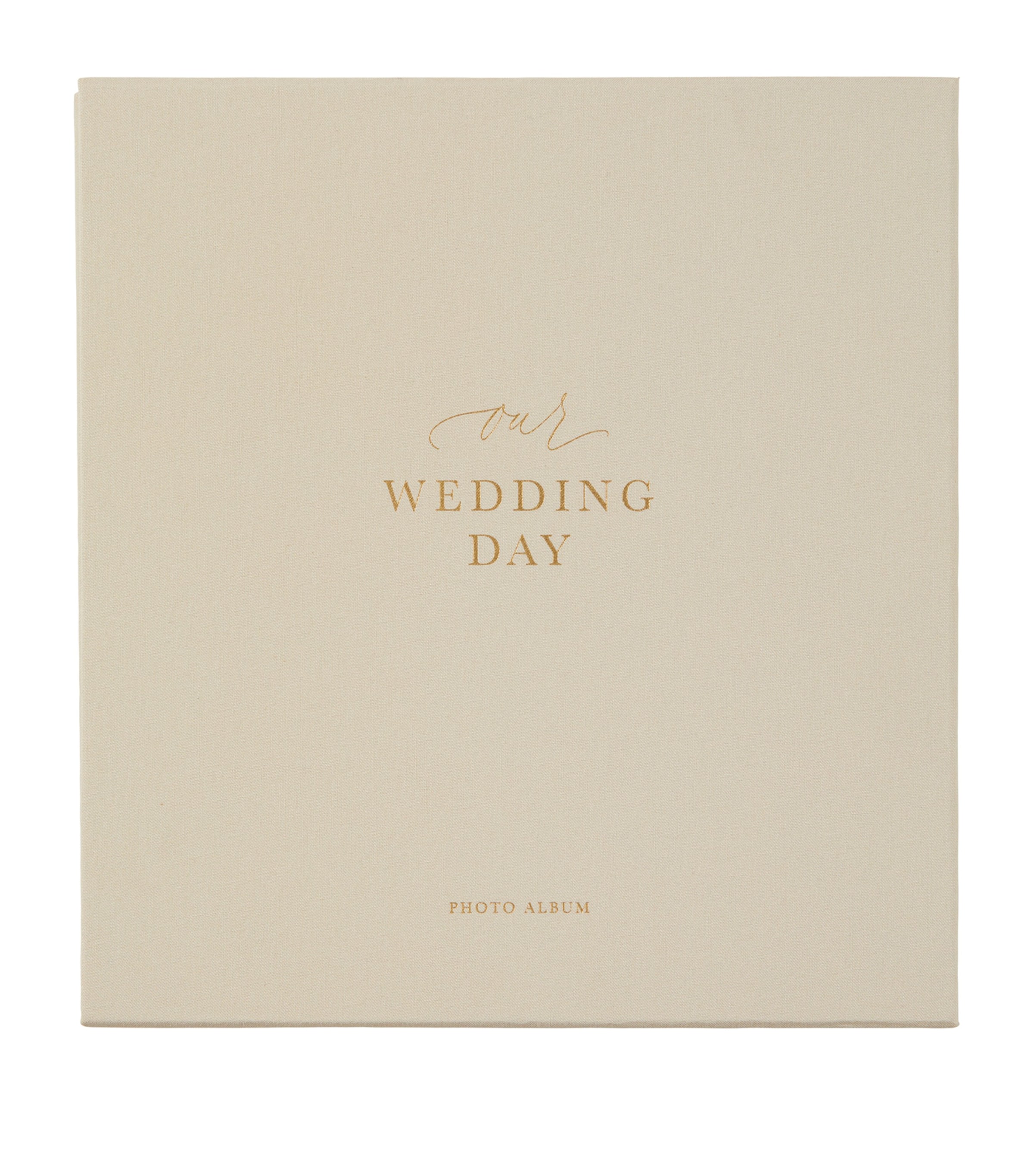 Blush and Gold Our Wedding Day Photo Album Ivory/beige, Gold Image 1